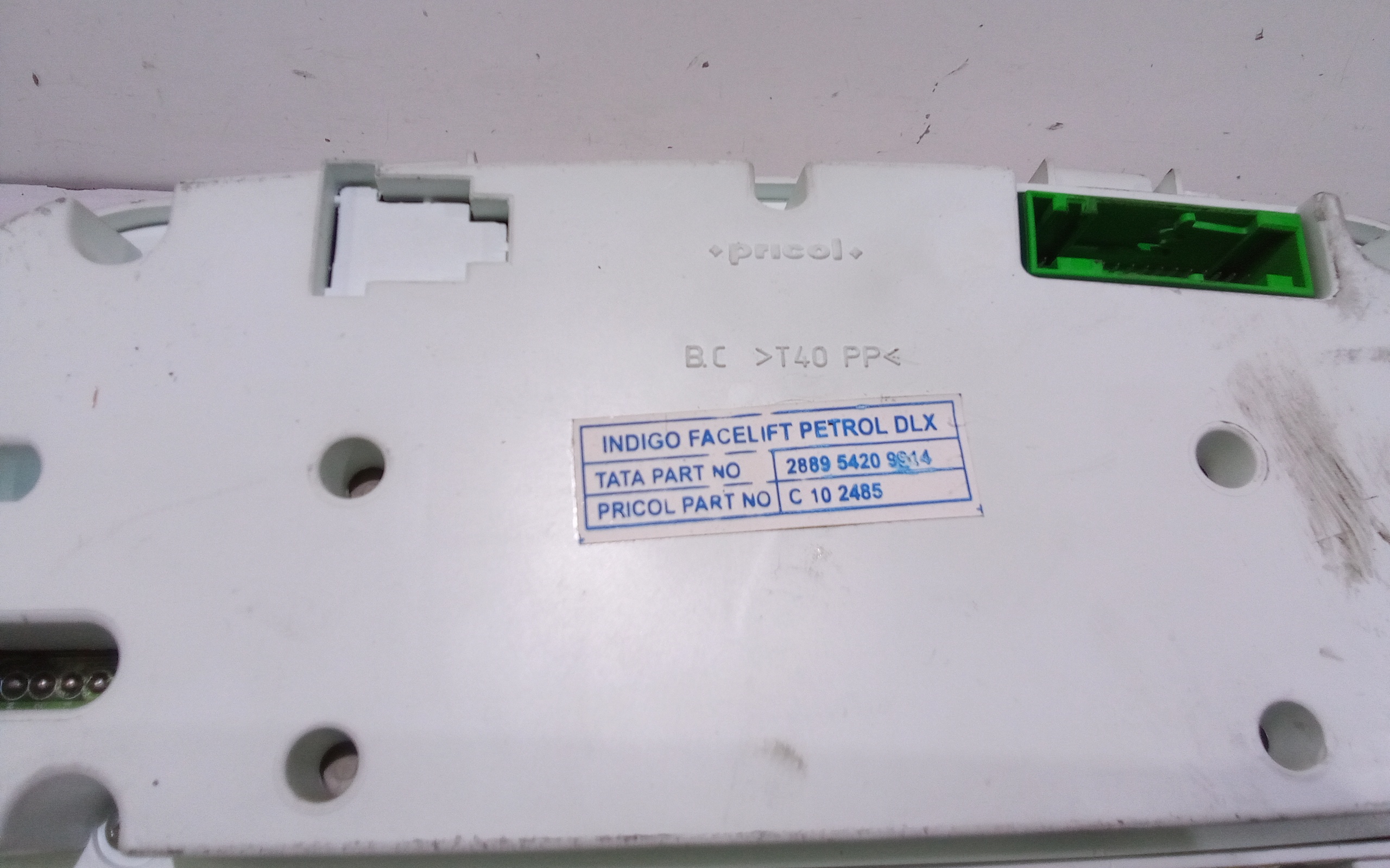 Quadro Strumenti per Tata Indigo 2 Serie (2009 - In produzione)