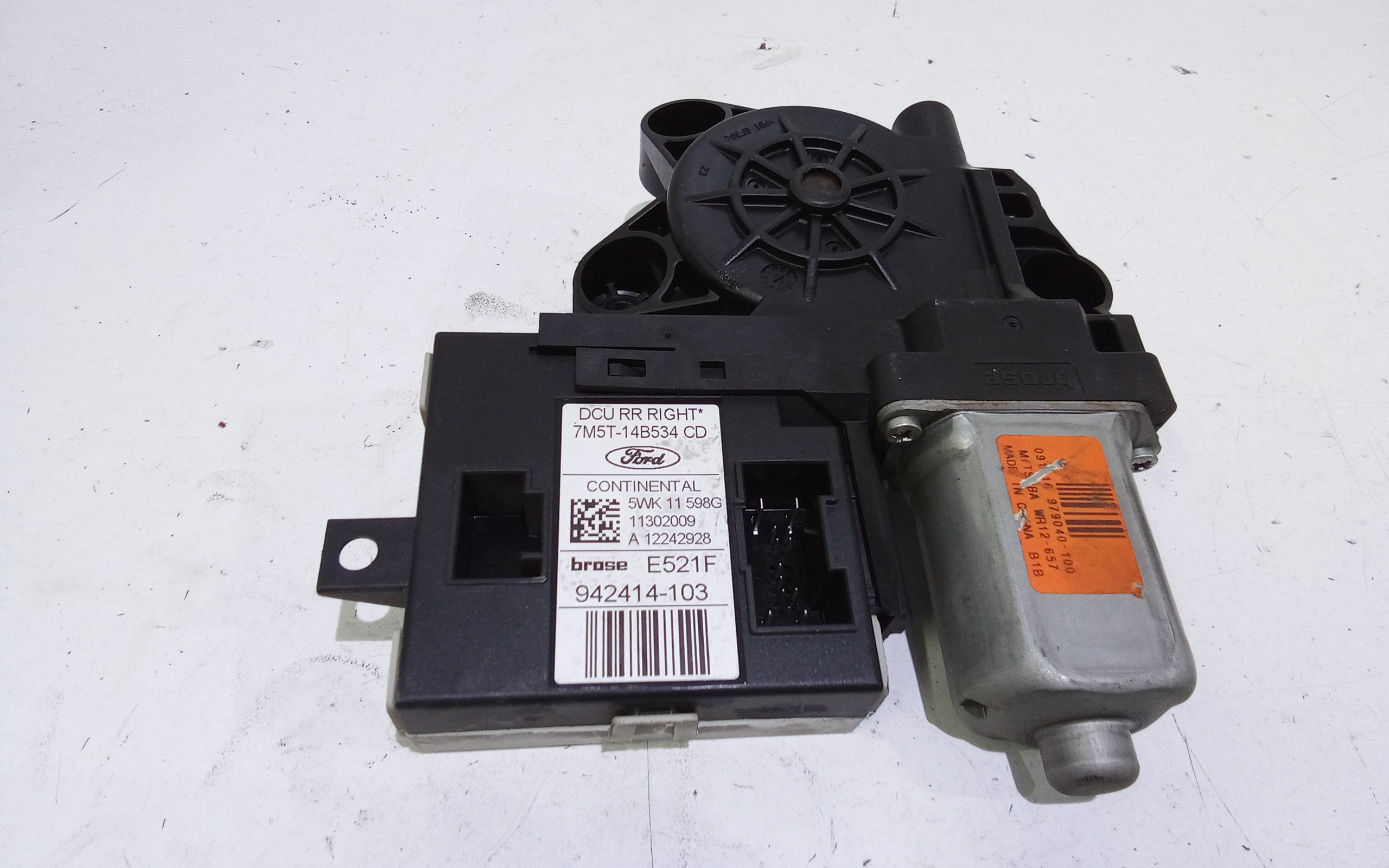 Motorino Alzavetro posteriore destra per Ford Kuga Serie (cbv) (08>13) (2008 - 2013)