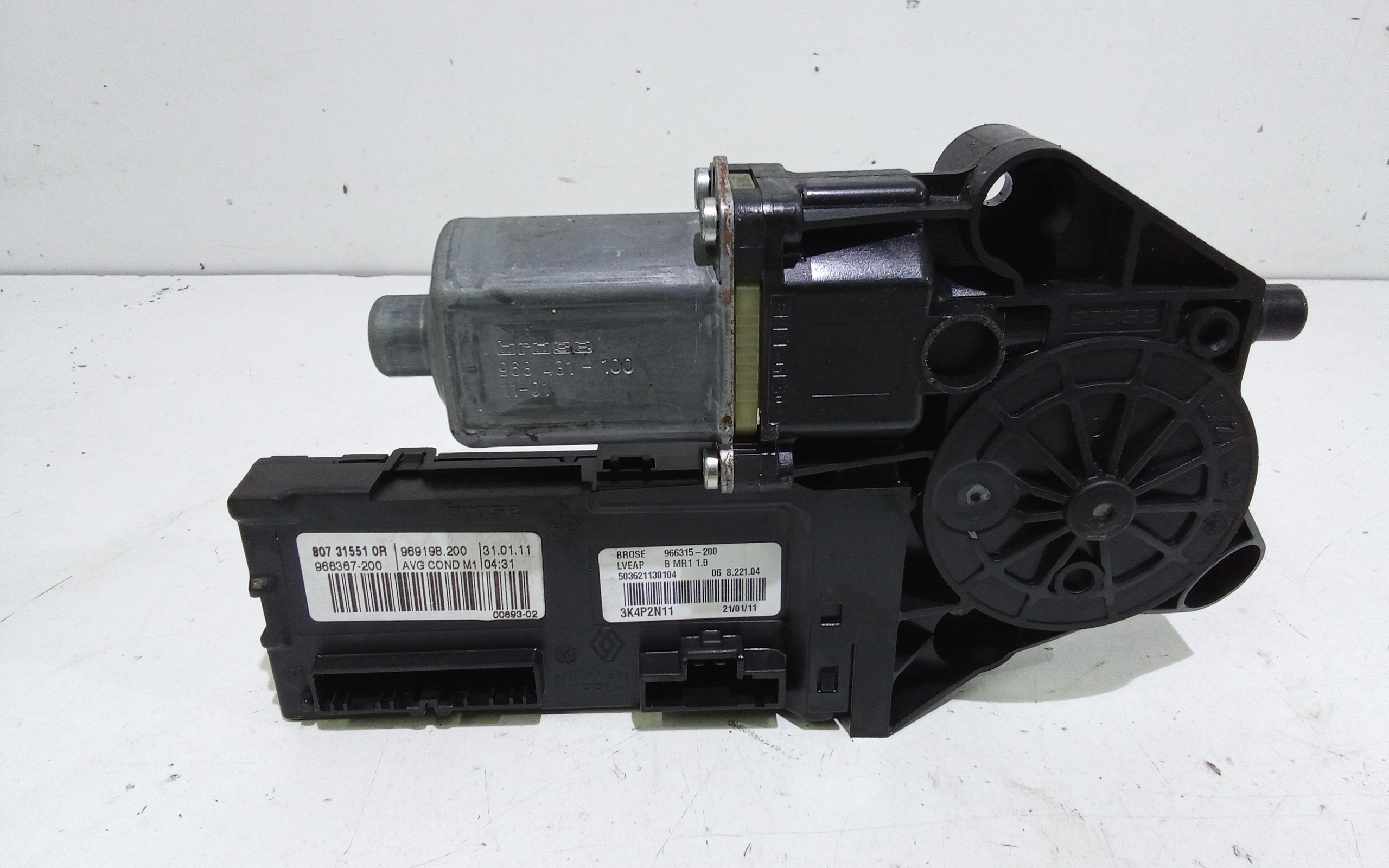 Motorino Alzavetro anteriore Sinistro per Renault Megane Serie (08>12) (2008 - 2012)