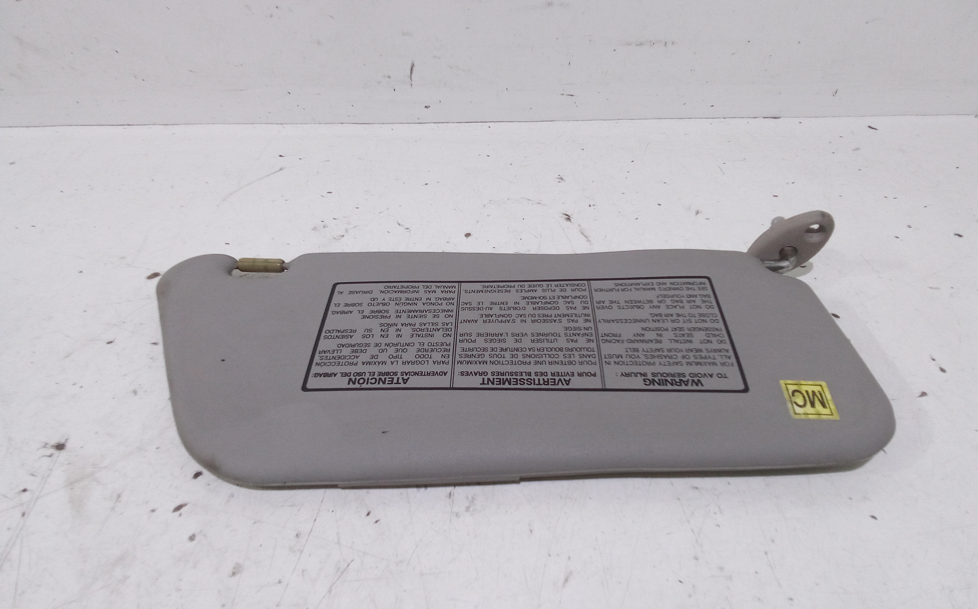 Parasole aletta anteriore Lato Guida per Daewoo Matiz 1 Serie (1998 - 2001)