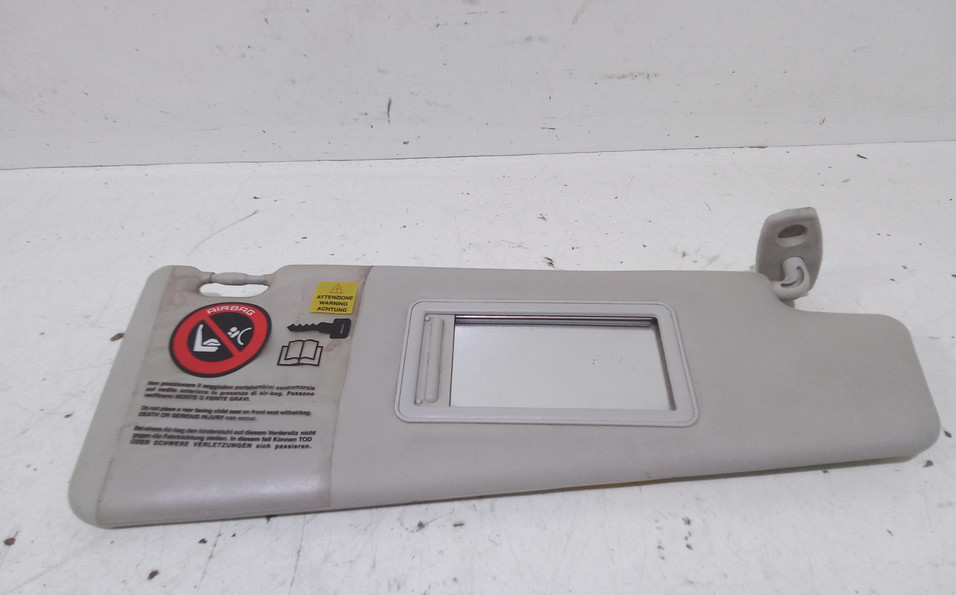 Parasole aletta Lato Passeggero per Fiat Idea 1 Serie (2003 - 2005)