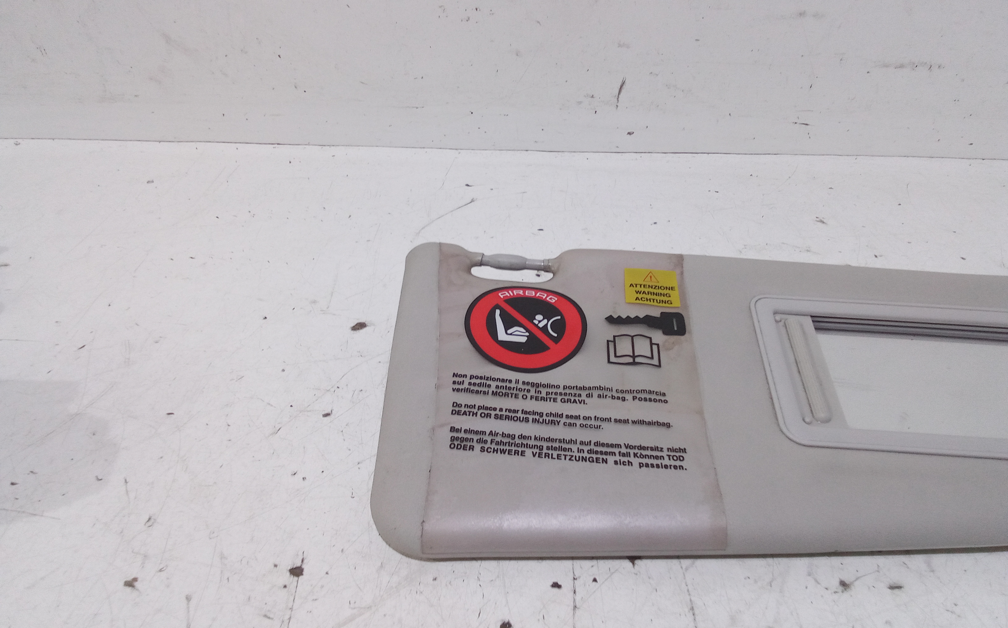 Parasole aletta Lato Passeggero per Fiat Idea 1 Serie (2003 - 2005)