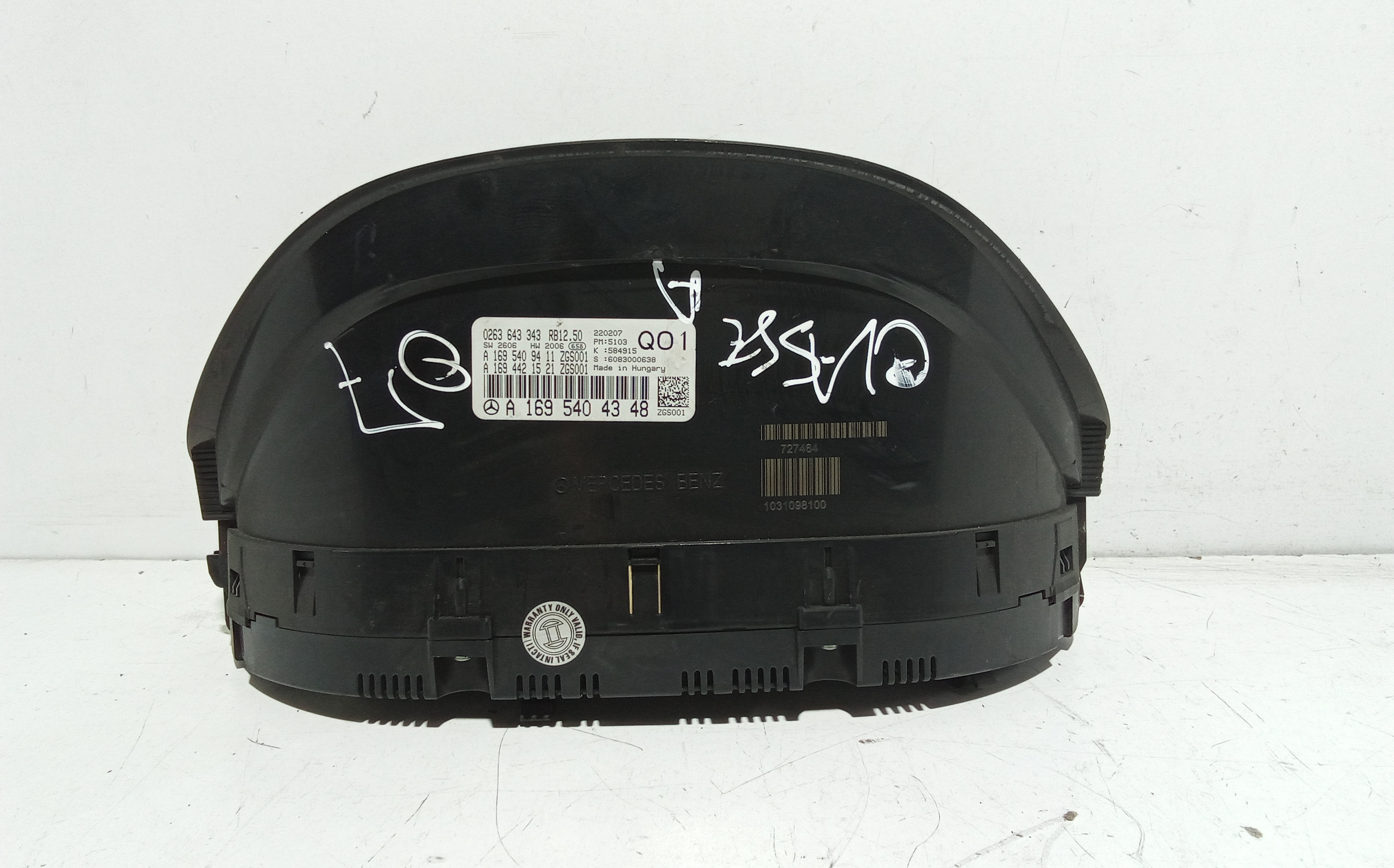 Quadro Strumenti per Mercedes Classe A W169 3 Serie (2004 - 2008)