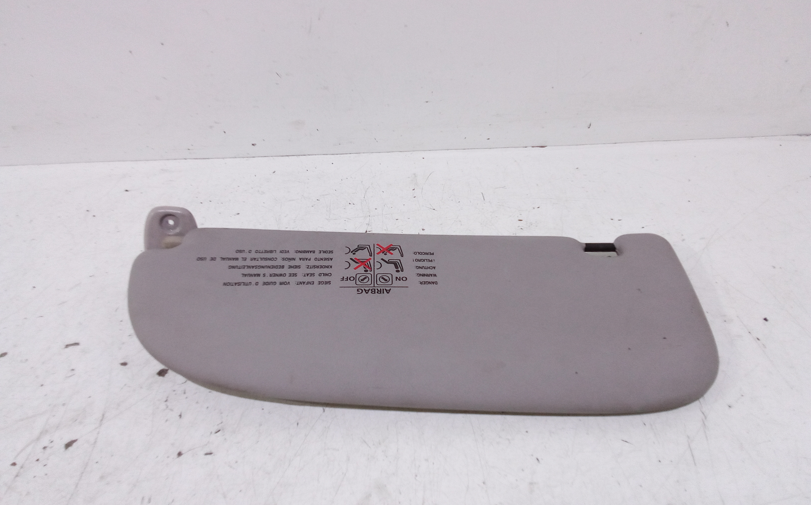 Parasole aletta Lato Passeggero per Peugeot 206 1 Serie (1998 - 2003)