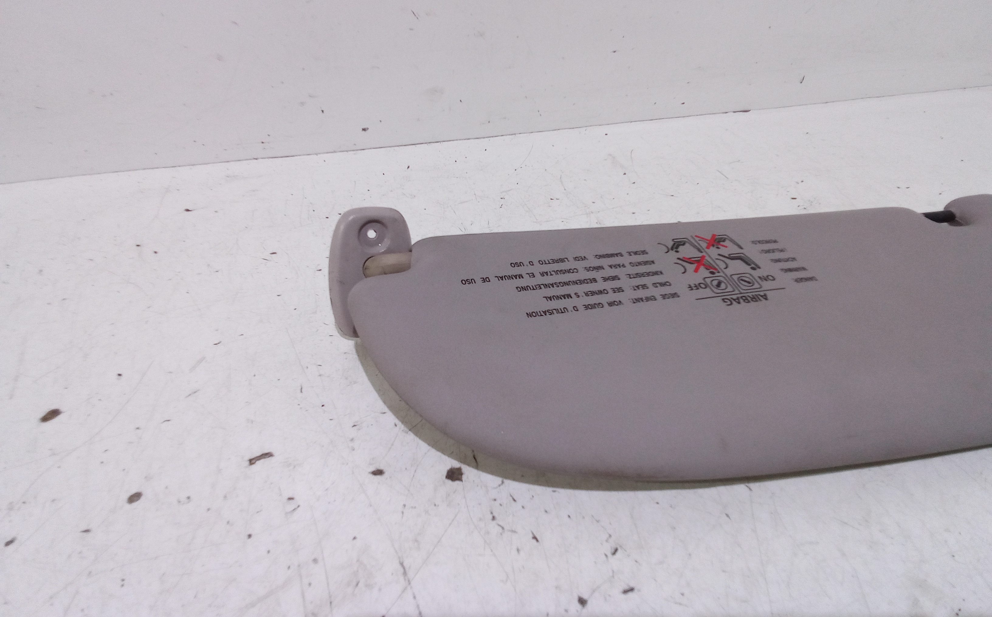 Parasole aletta Lato Passeggero per Peugeot 206 1 Serie (1998 - 2003)