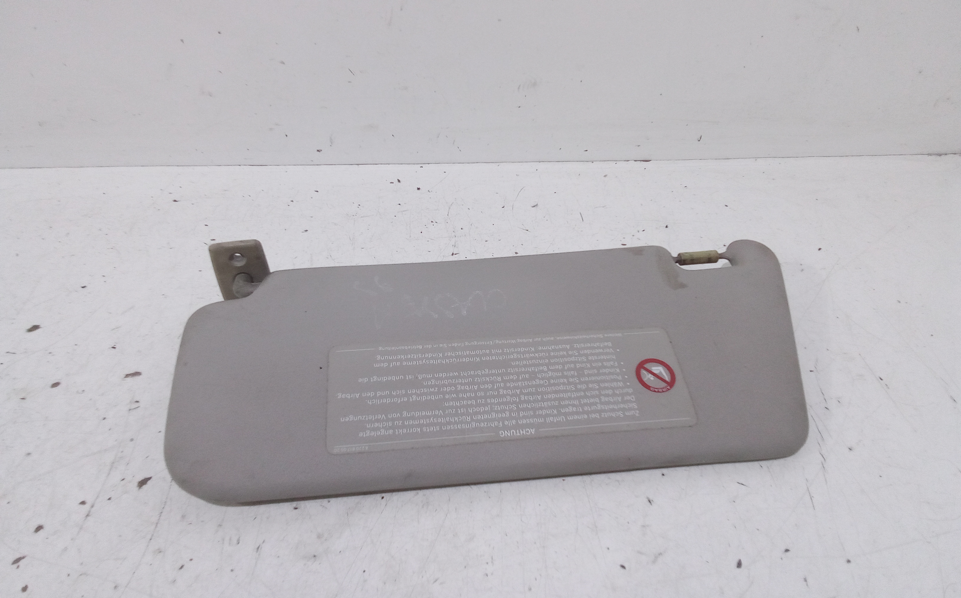 Parasole aletta Lato Passeggero per Mercedes Classe A W168 1 Serie (1997 - 2001)