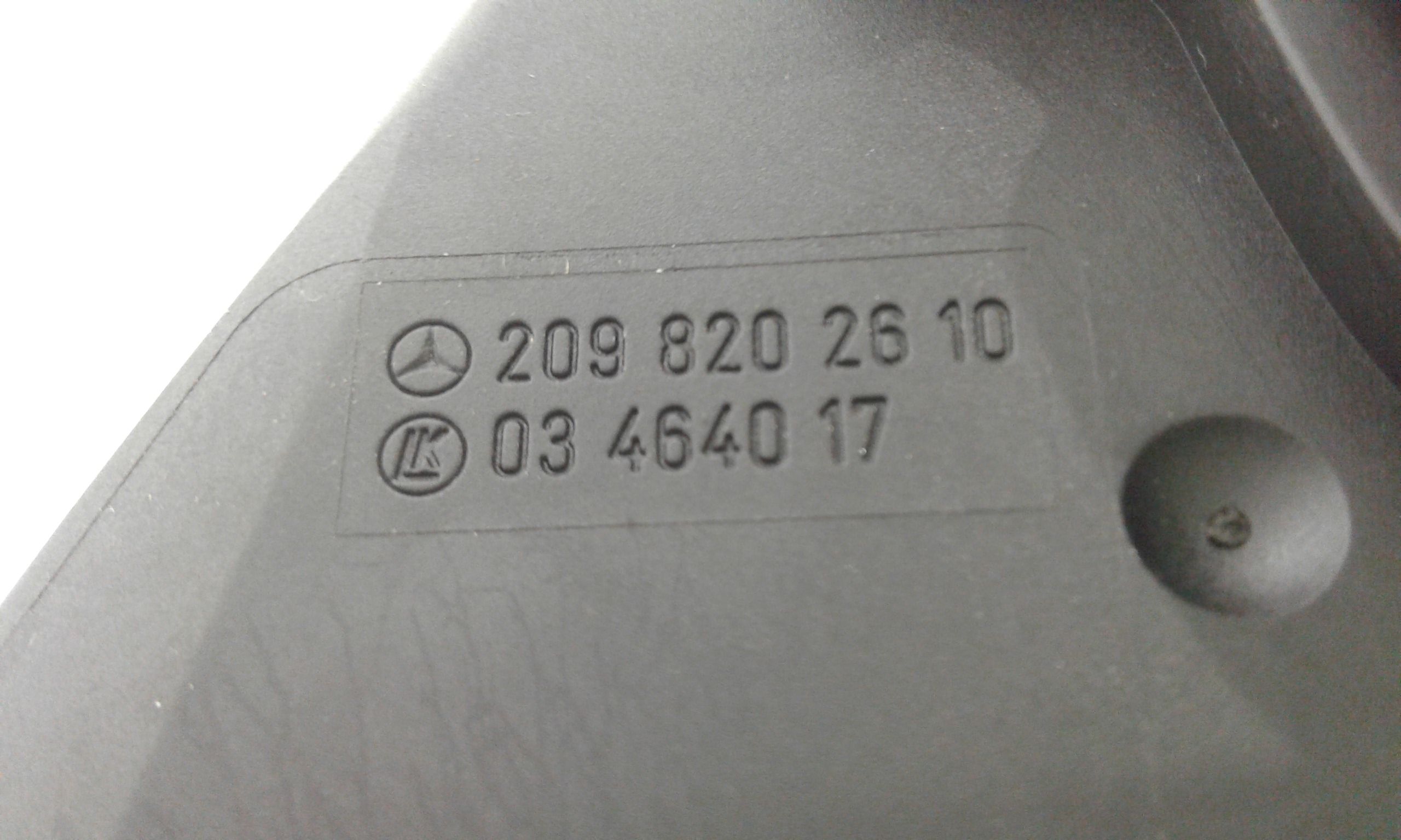 Pulsante MERCEDES CLK Coup W209