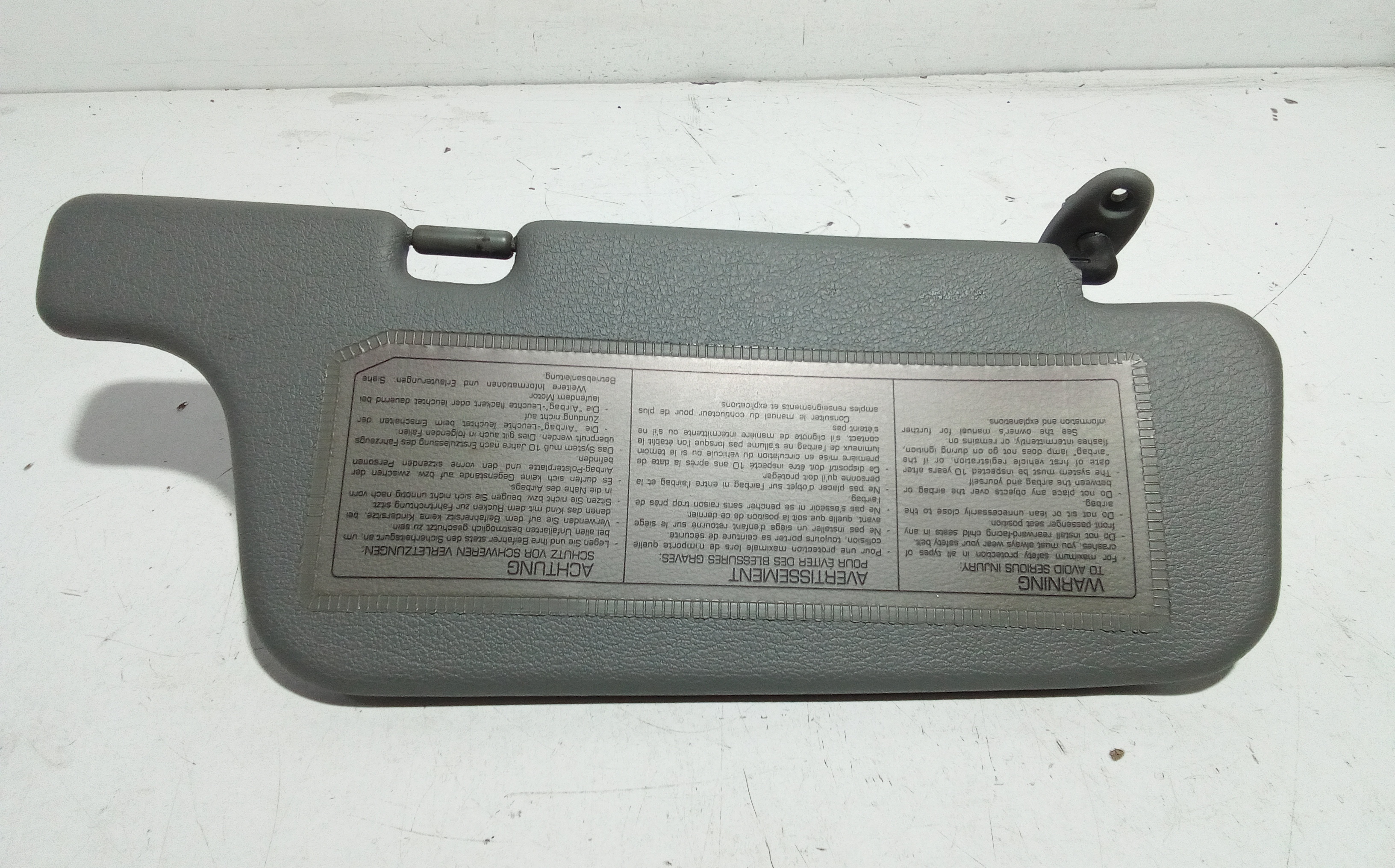 Parasole aletta anteriore Lato Guida per Nissan Micra 2 Serie (1998 - 2000)