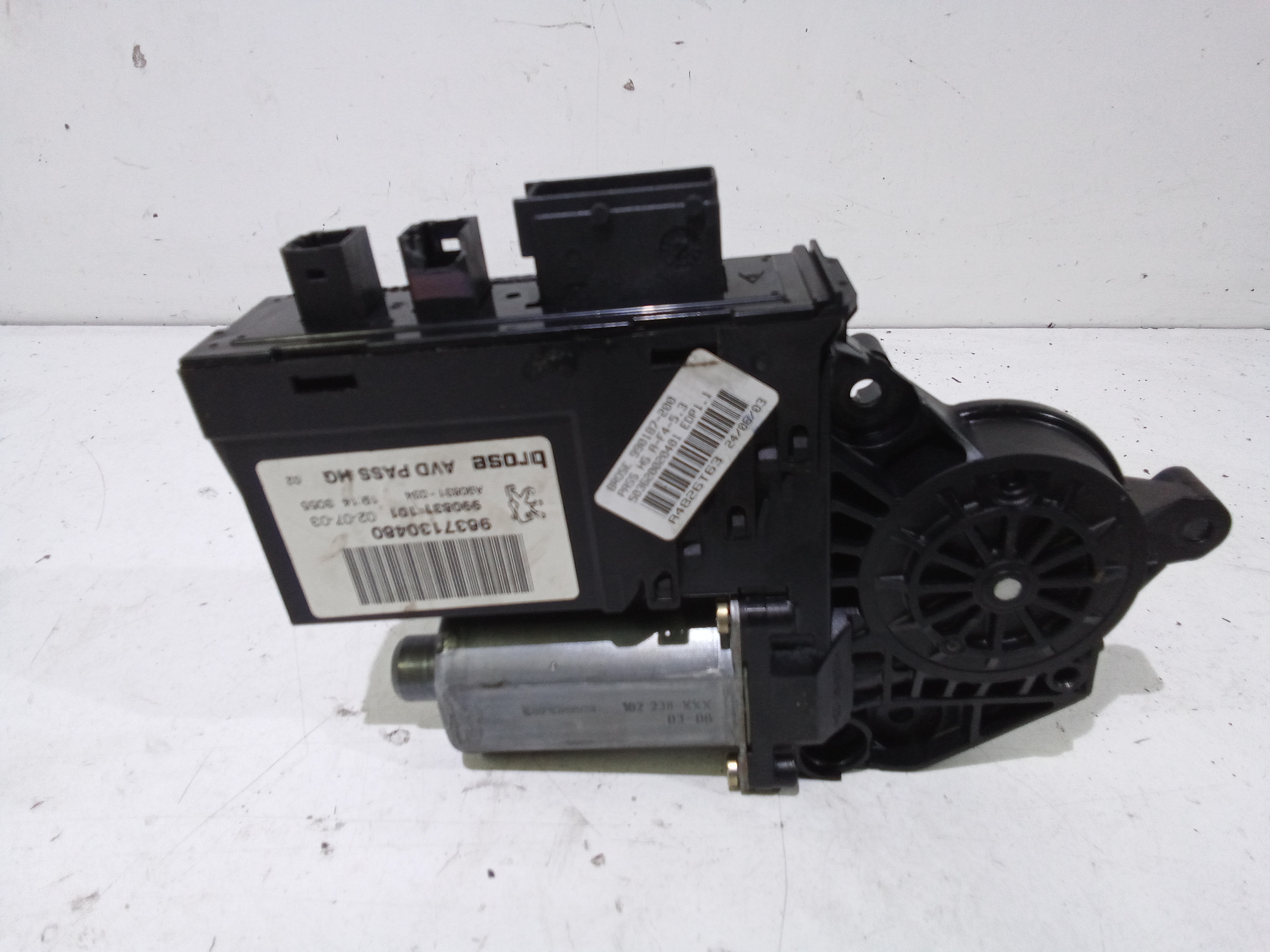 Motorino Alzavetro anteriore destra per Peugeot 307 Berlina (2001 - 2005)