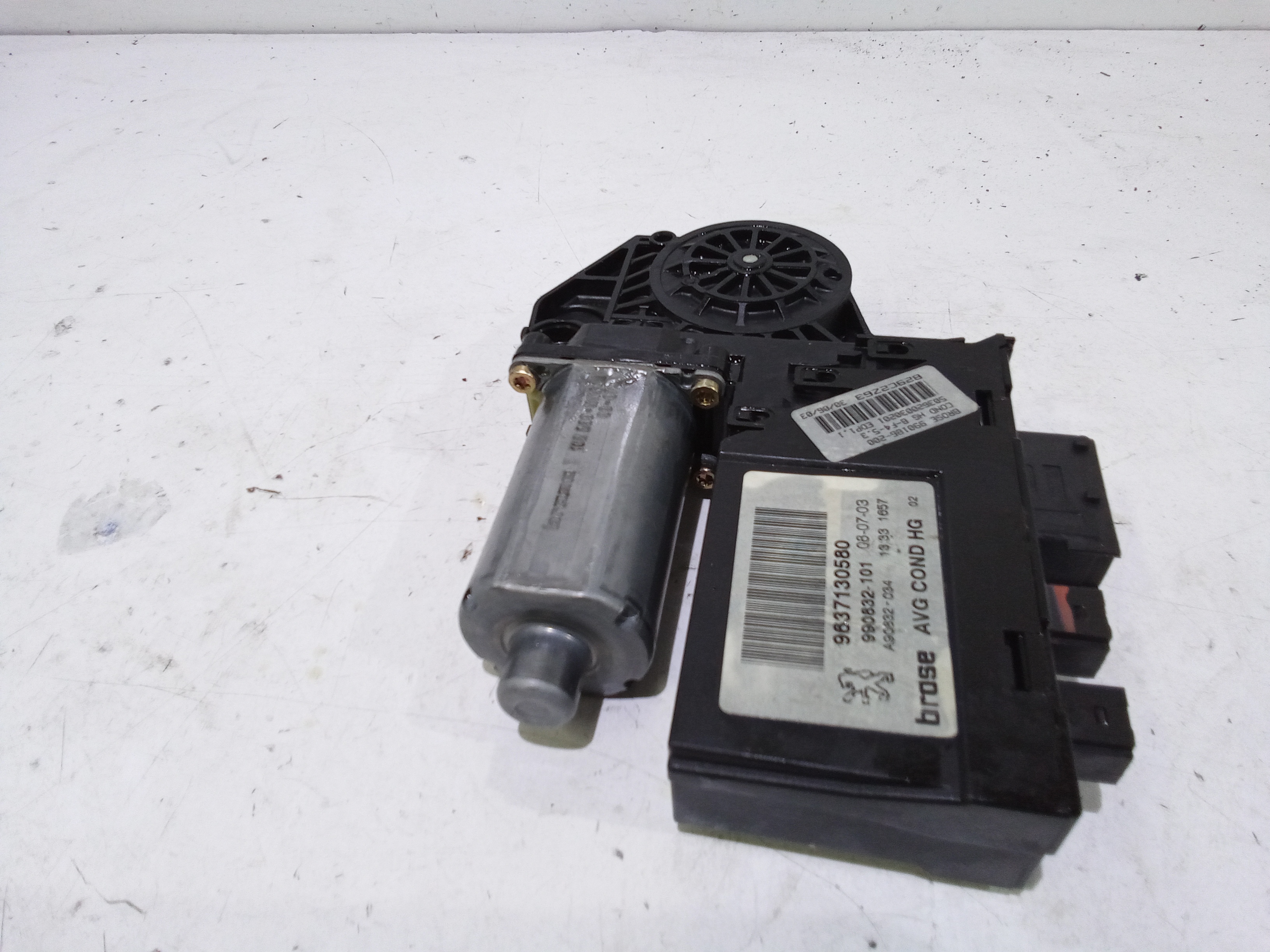 Motorino Alzavetro anteriore Sinistro per Peugeot 307 Berlina (2001 - 2005)