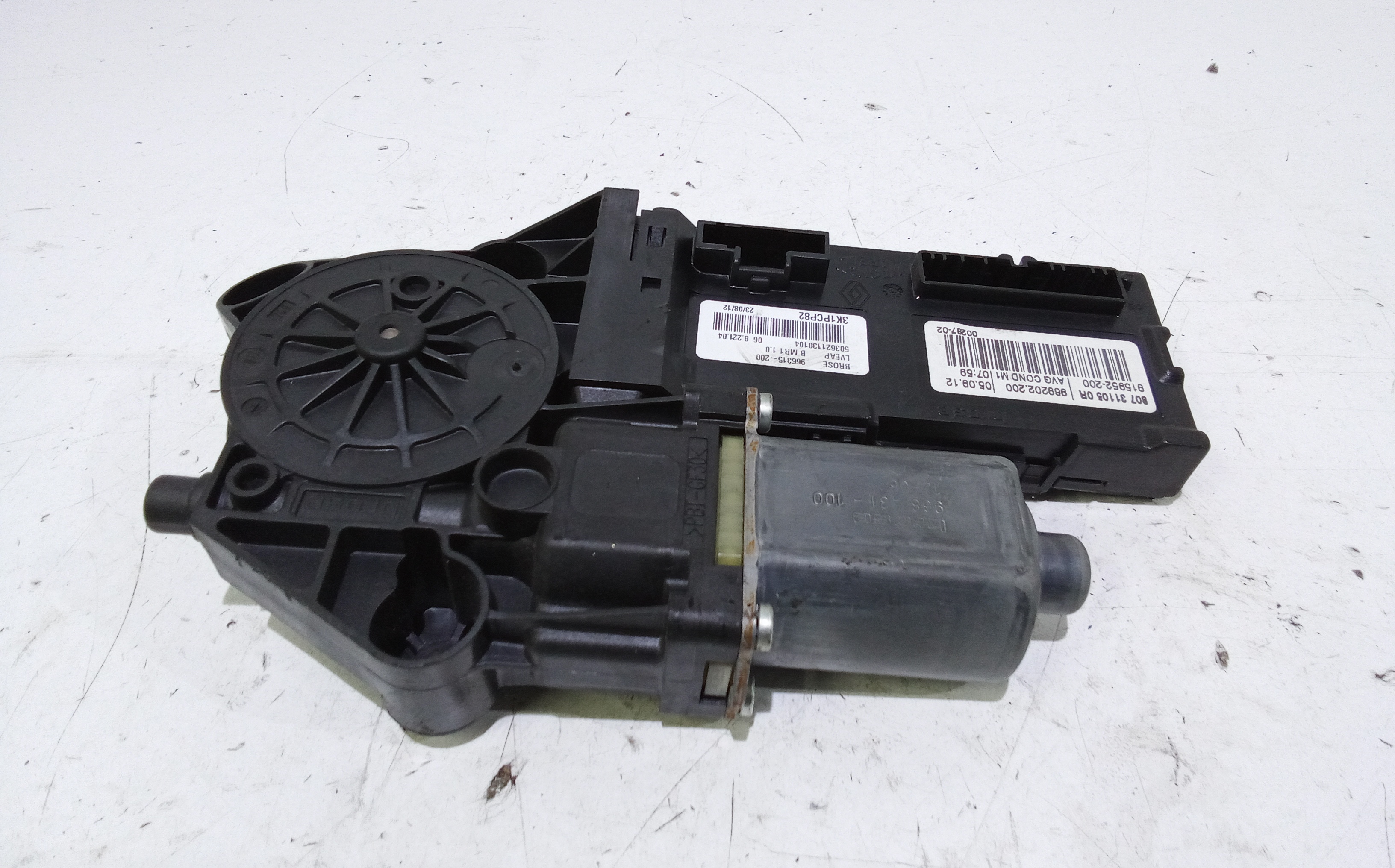 Motorino Alzavetro anteriore Sinistro per Renault Scenic X Mod (2009 - In produzione)