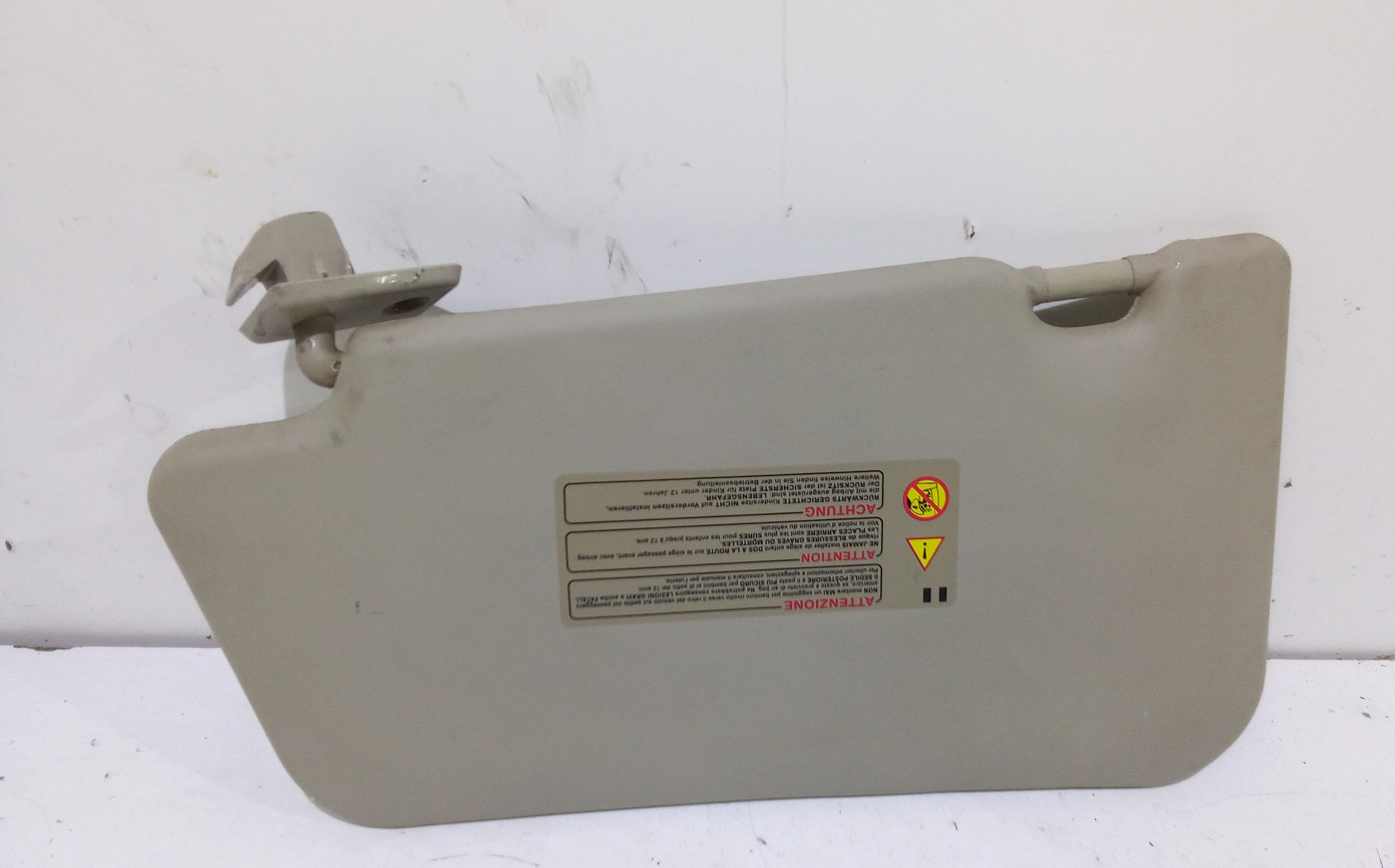 Parasole aletta Lato Passeggero per Nissan Micra 4 Serie (2003 - 2005)