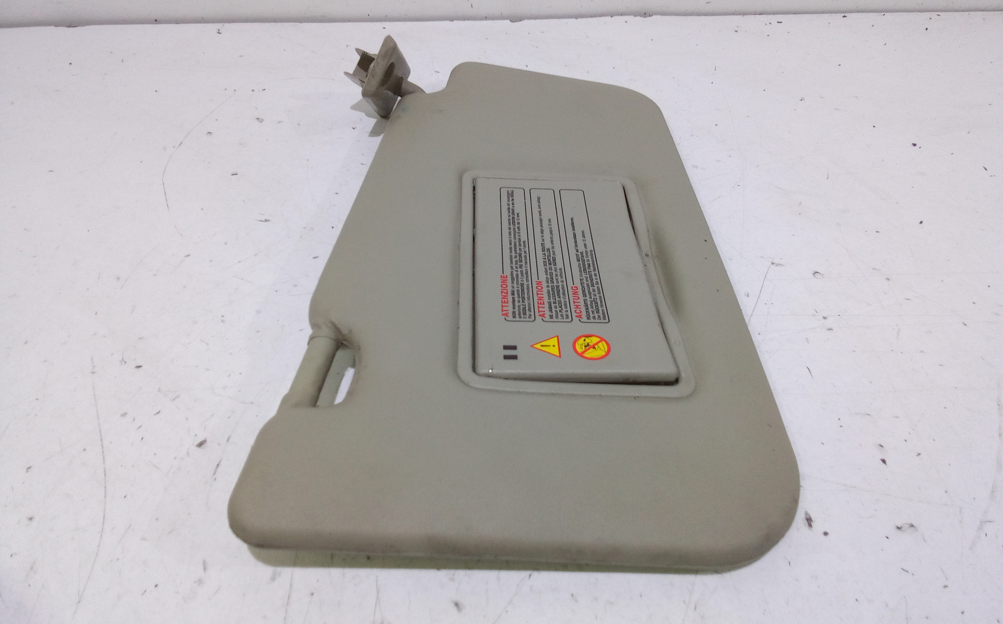 Parasole aletta Lato Passeggero per Nissan Micra 4 Serie (2003 - 2005)