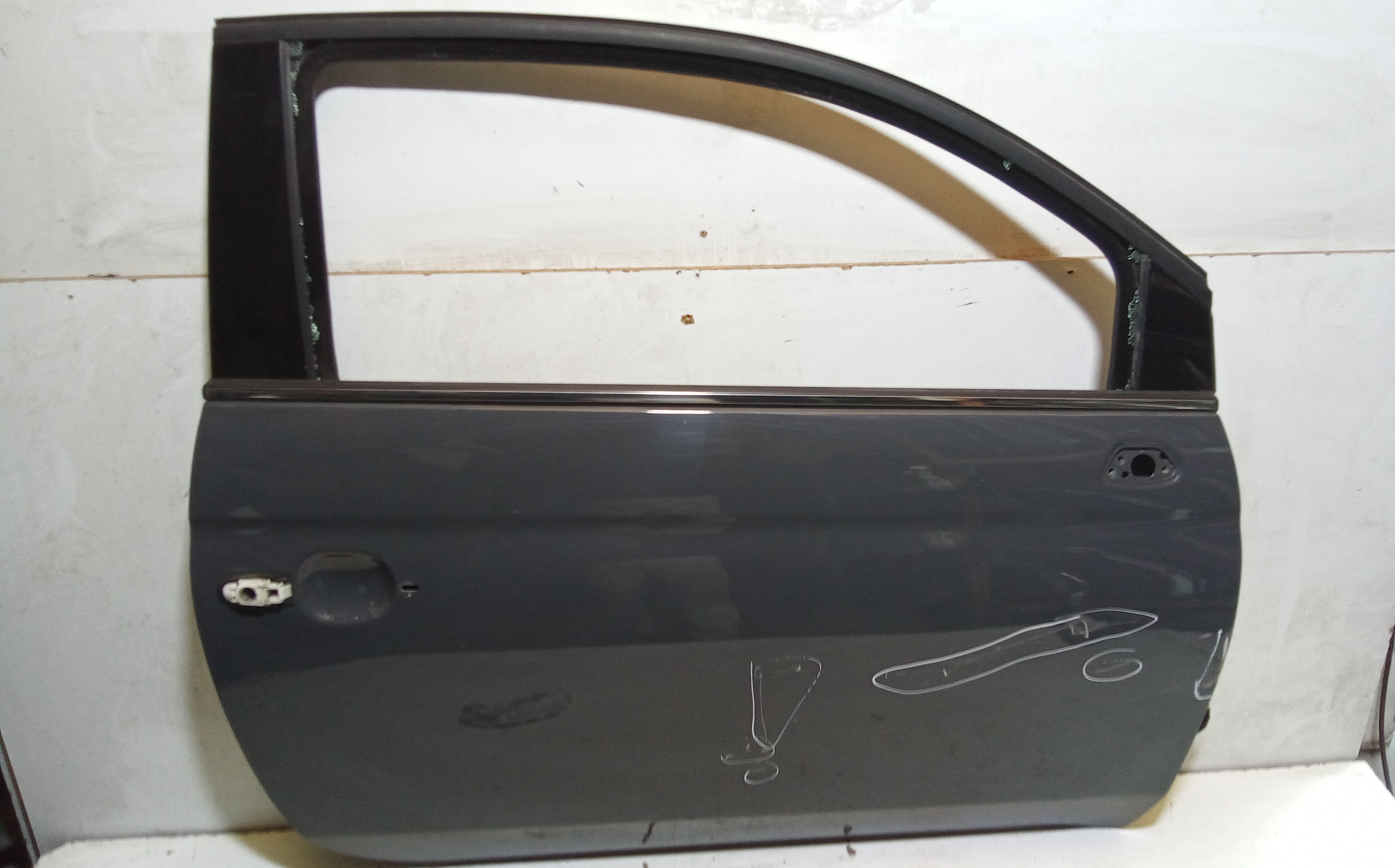 Portiera anteriore Destra per Fiat 500 Serie (15>) (2015 - In produzione)