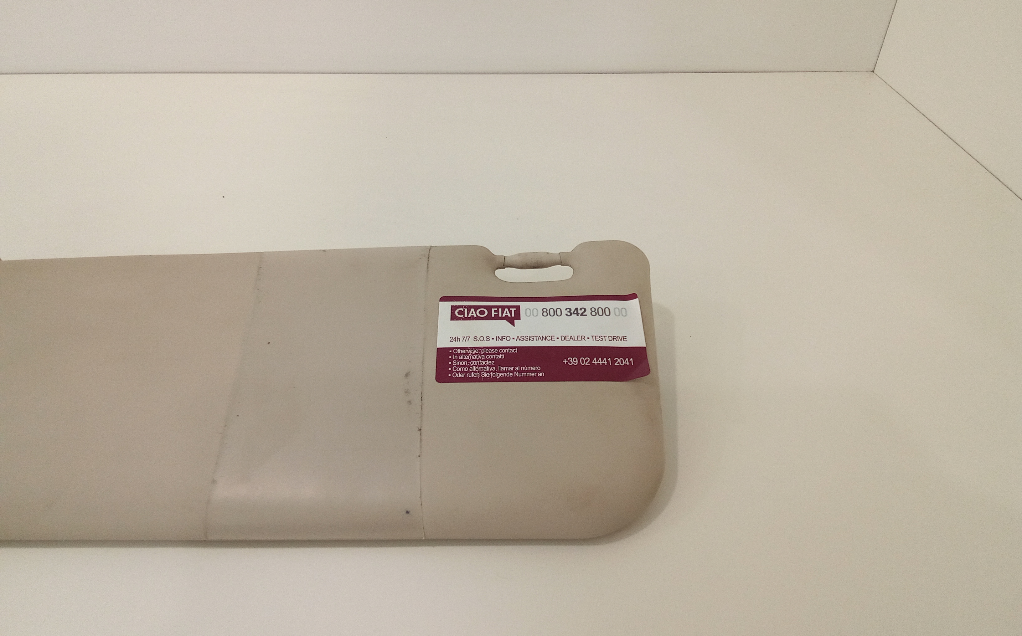 Parasole aletta anteriore Lato Guida per Fiat 500 Serie (2015 - >)