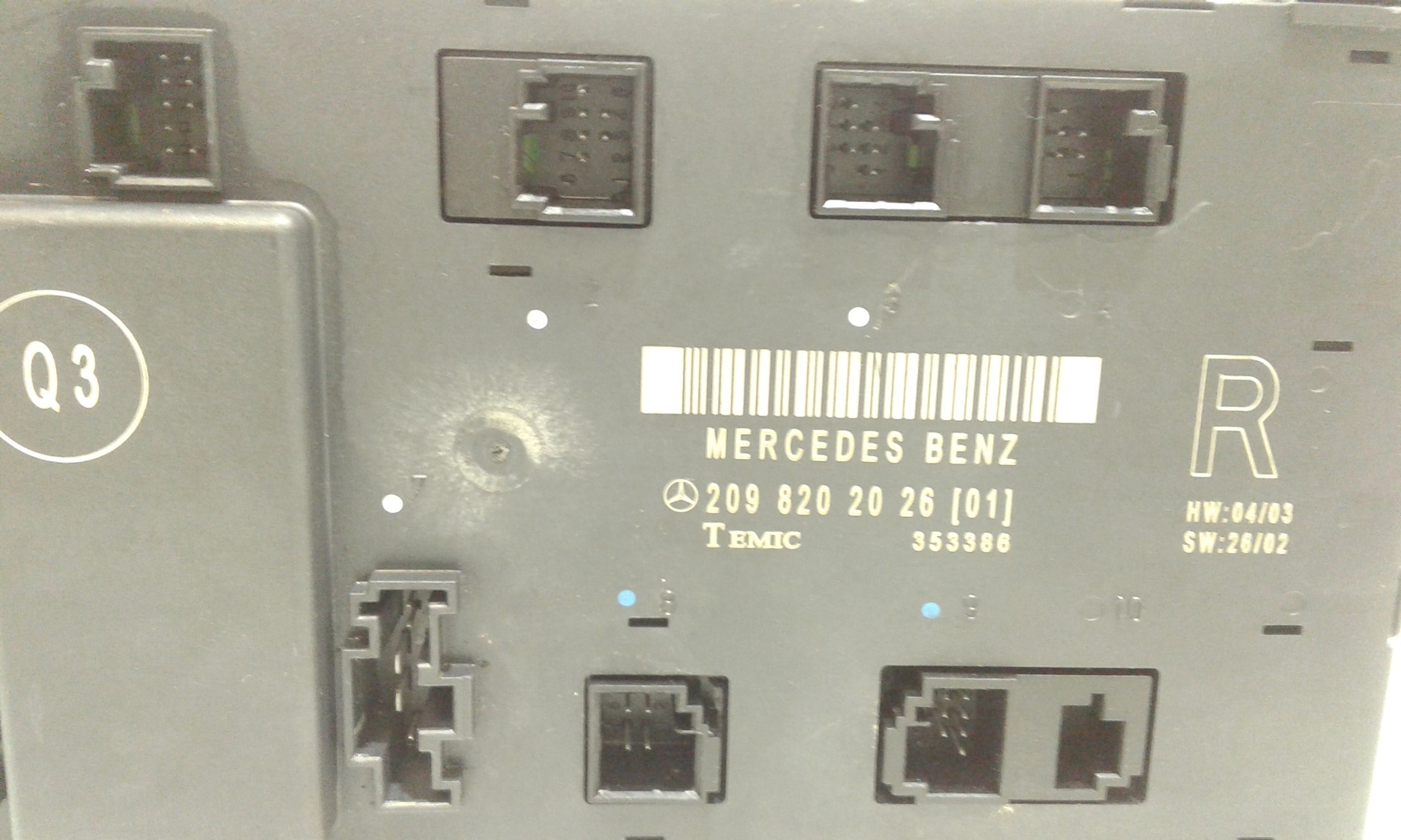 Centralina porta DX passeggero MERCEDES CLK Coup W209