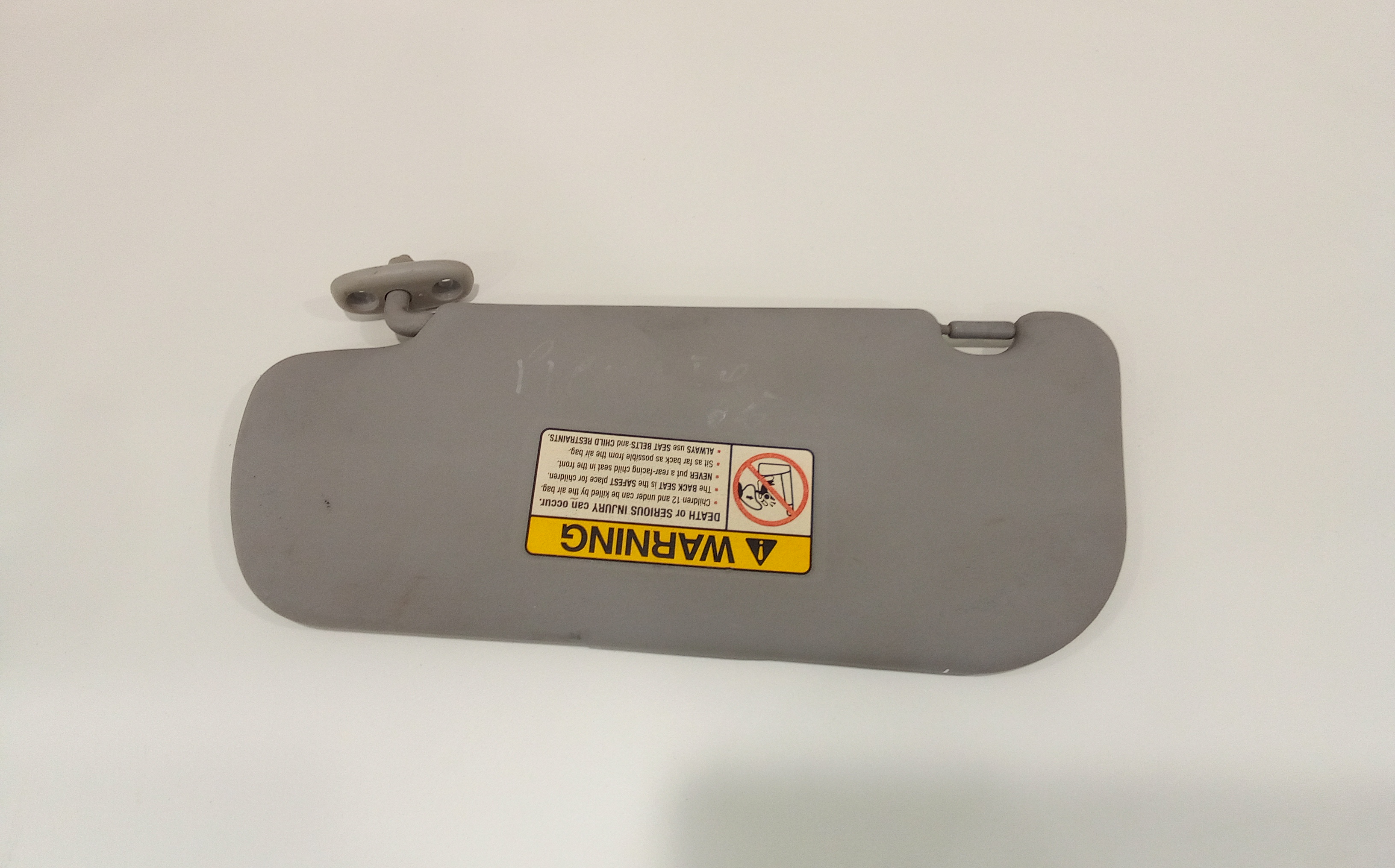 Parasole aletta anteriore Lato Guida per Kia Picanto 1 Serie (2004 - 2008)