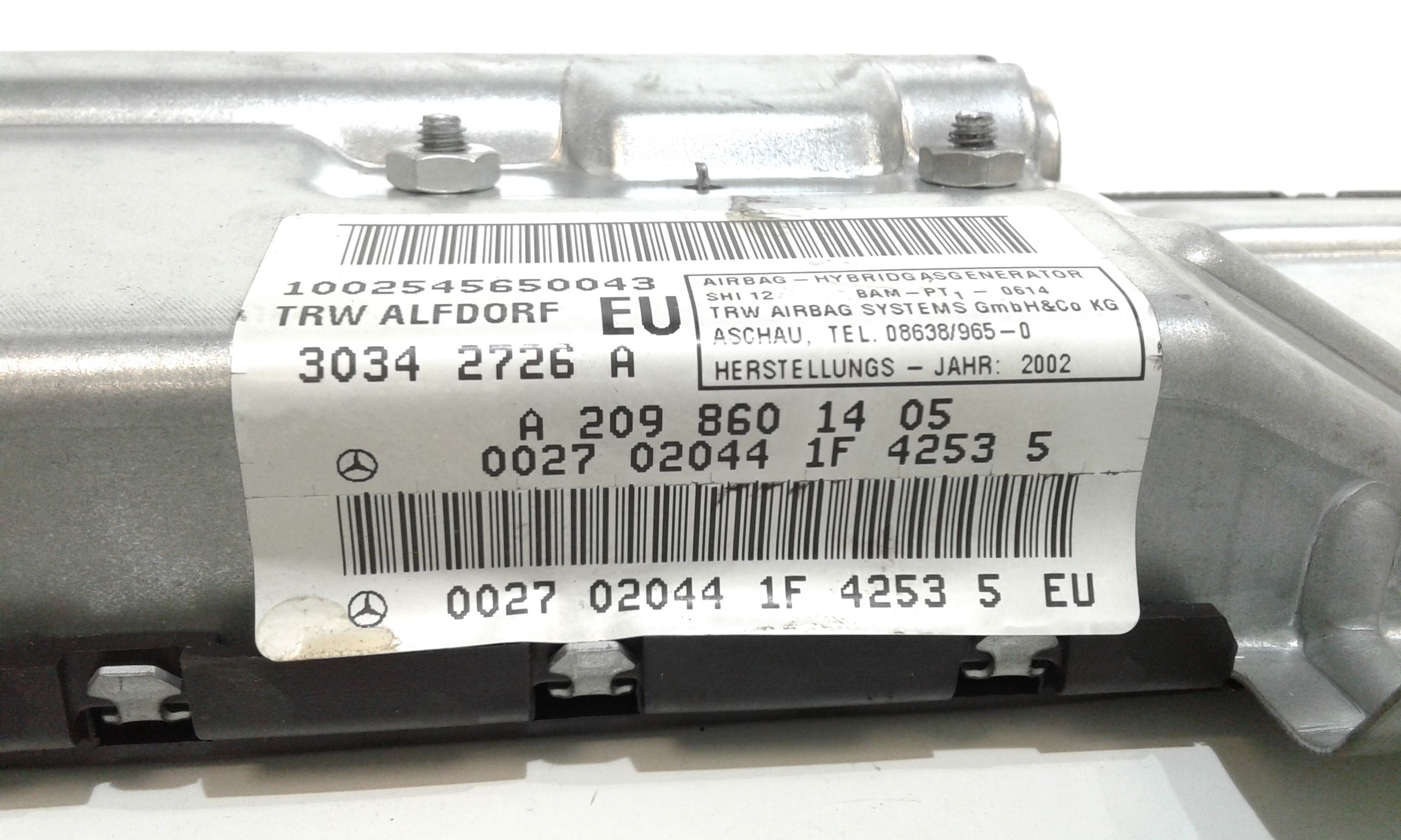 Airbag porta anteriore destra passeggero MERCEDES CLK Coup W209