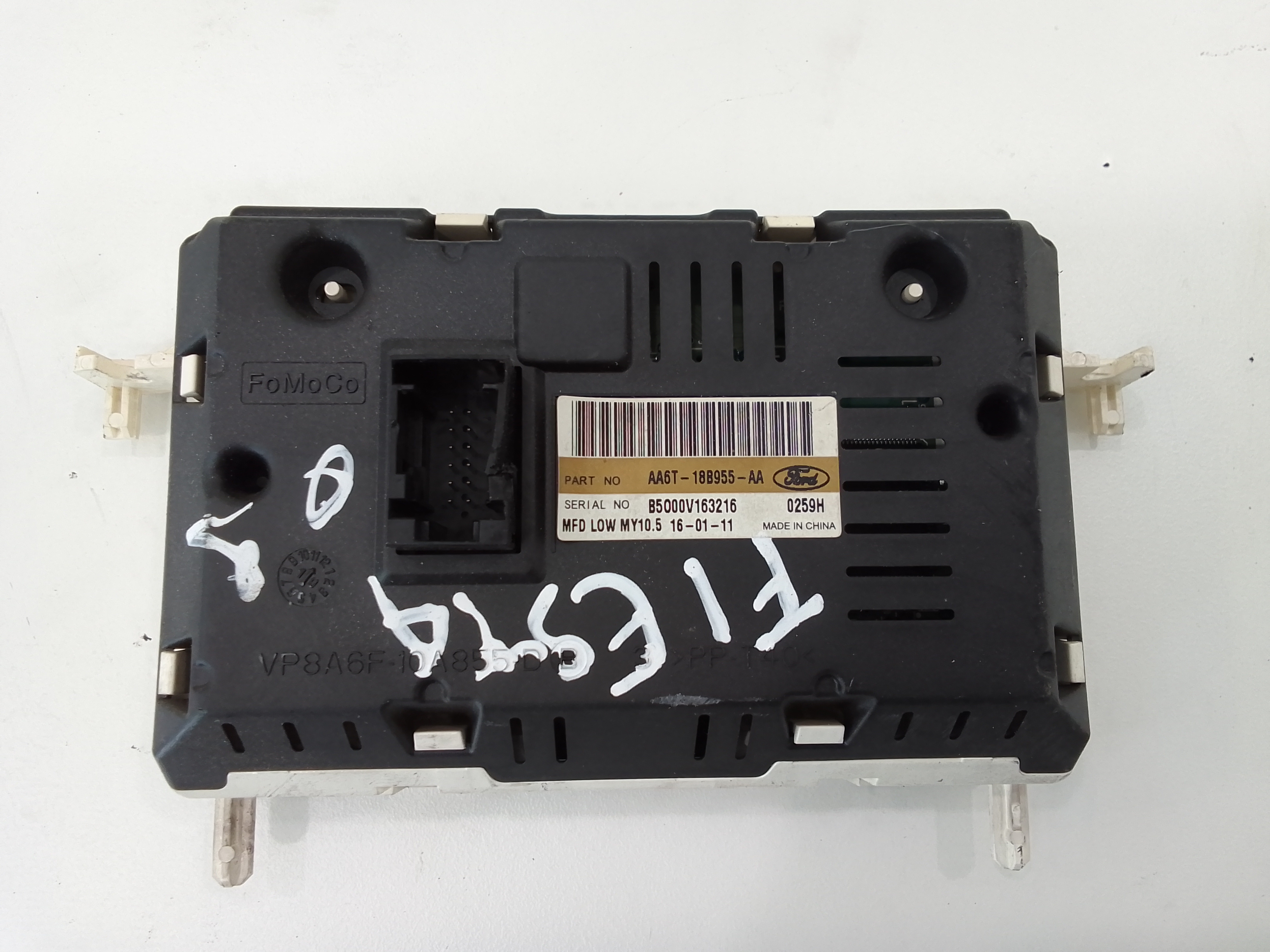 Display multifunzione computer di bordo per Ford Fiesta 6 Serie (2008 - 2017)