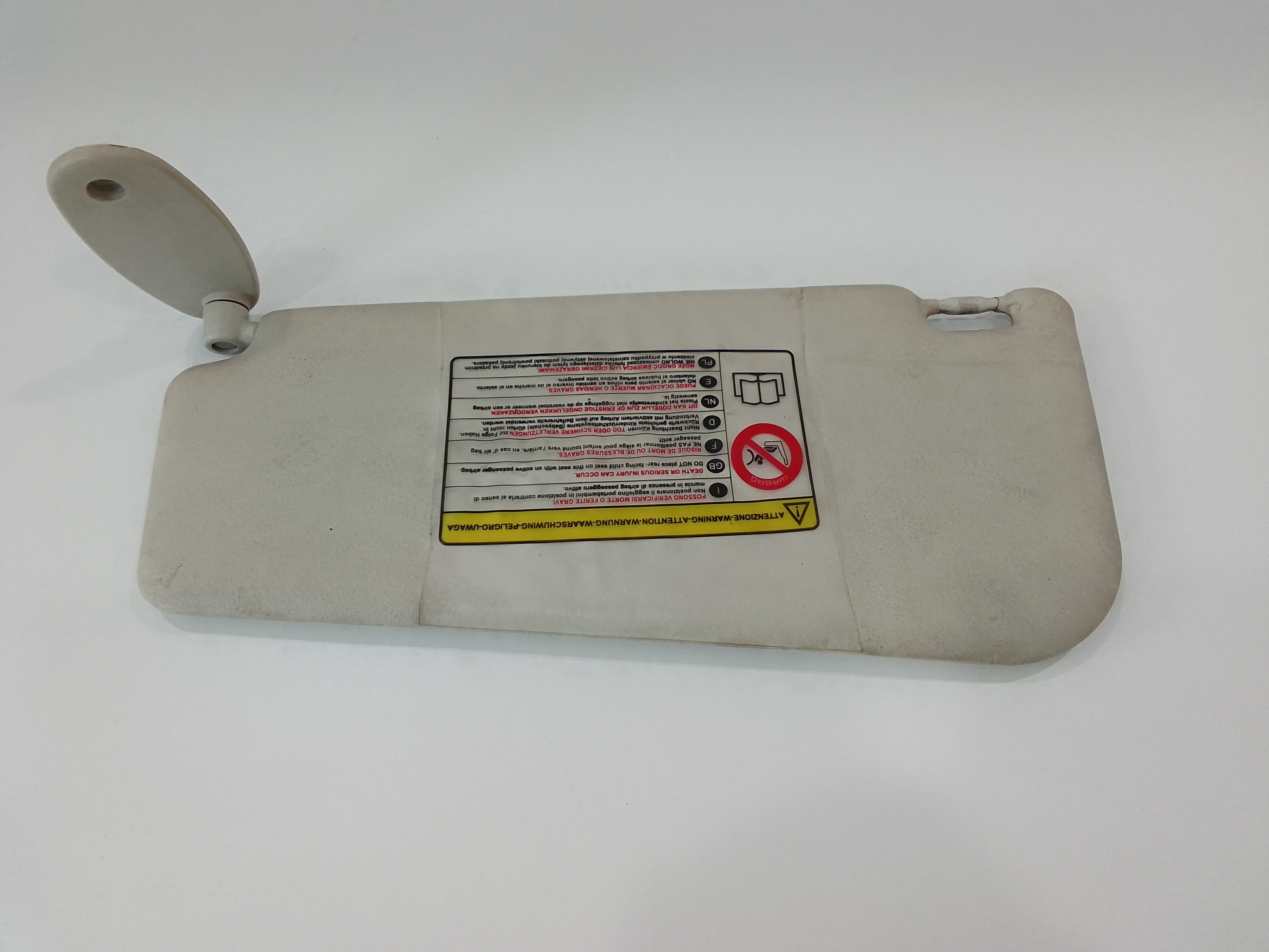 Parasole aletta Lato Passeggero per Fiat Grande Punto 1 Serie (2005 - 2008)