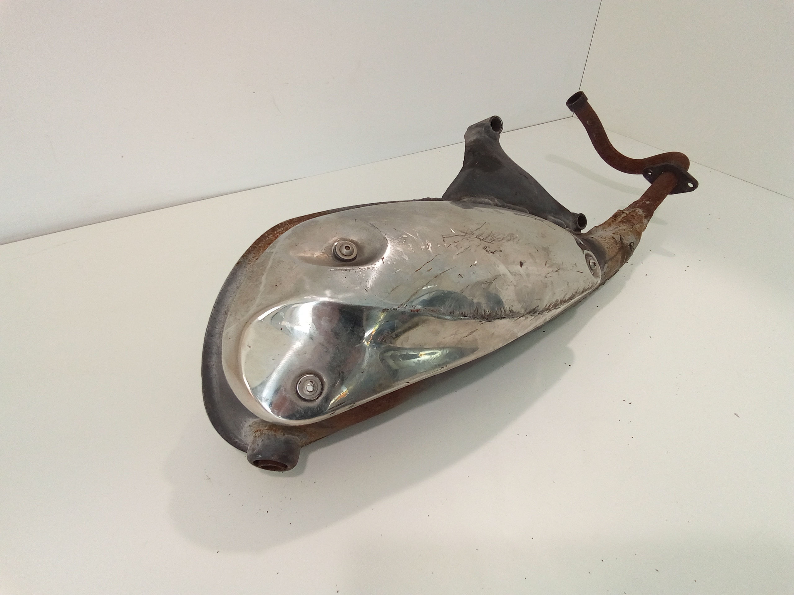 Marmitta completa di terminale scarico per Piaggio Liberty 50cc Moc (2010 - In produzione)