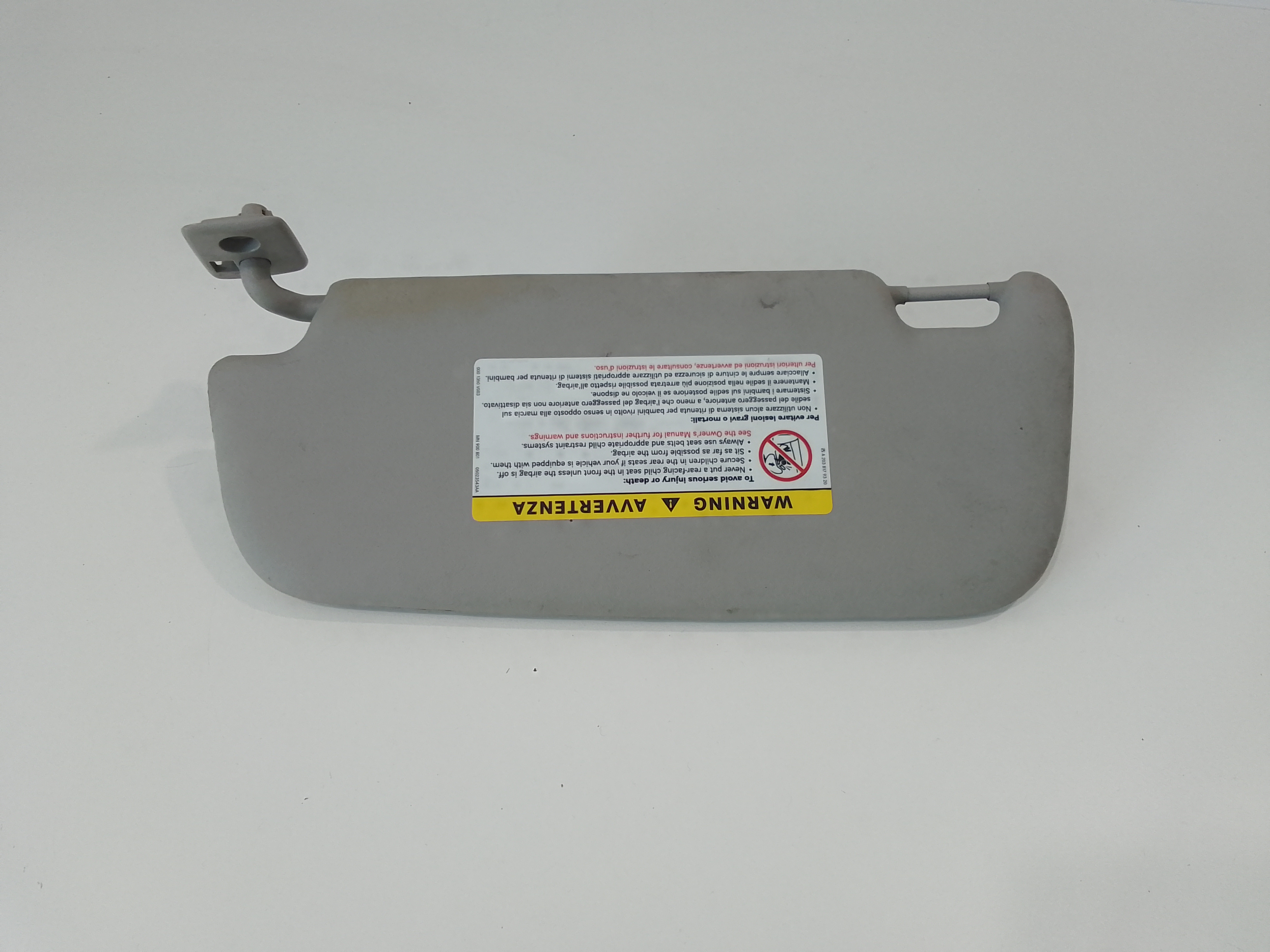 Parasole aletta Lato Passeggero per Smart Forfour 1 Serie (2004 - 2006)