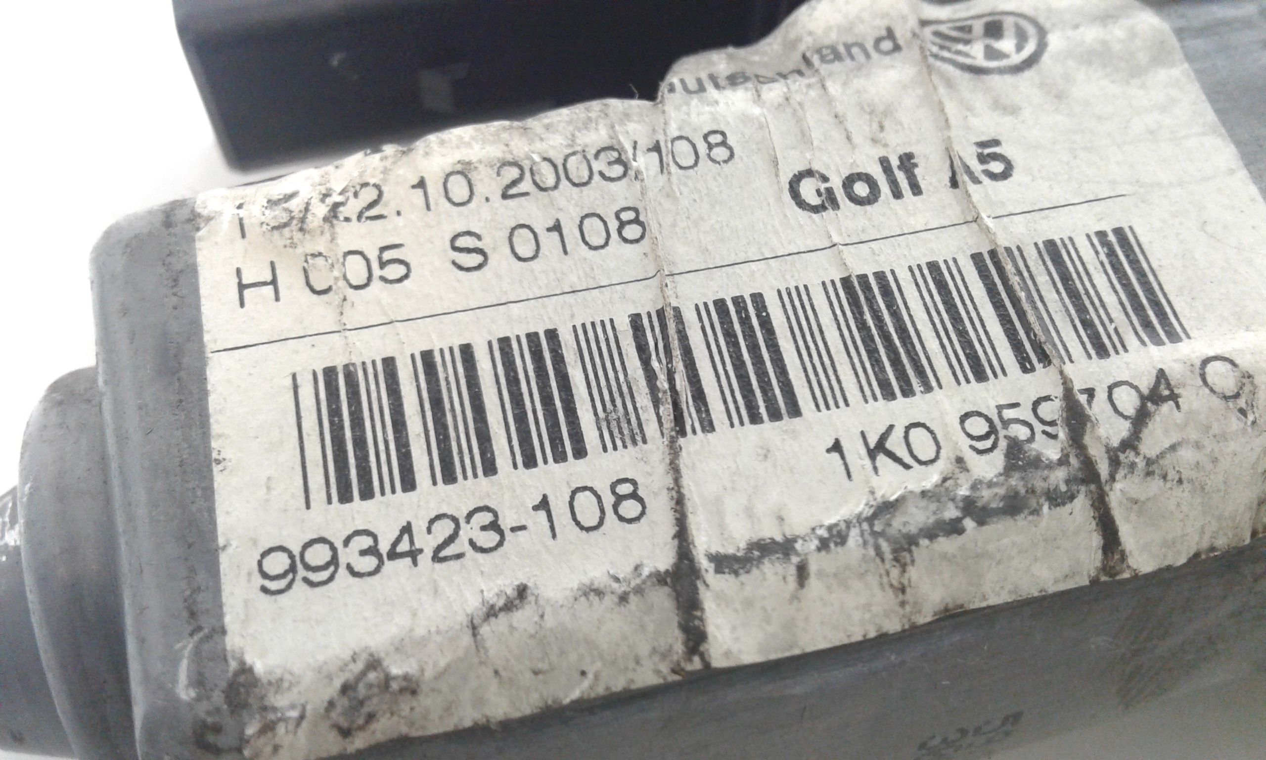 Cremagliera posteriore destra passeggero VOLKSWAGEN Golf 5 Berlina (03>08)