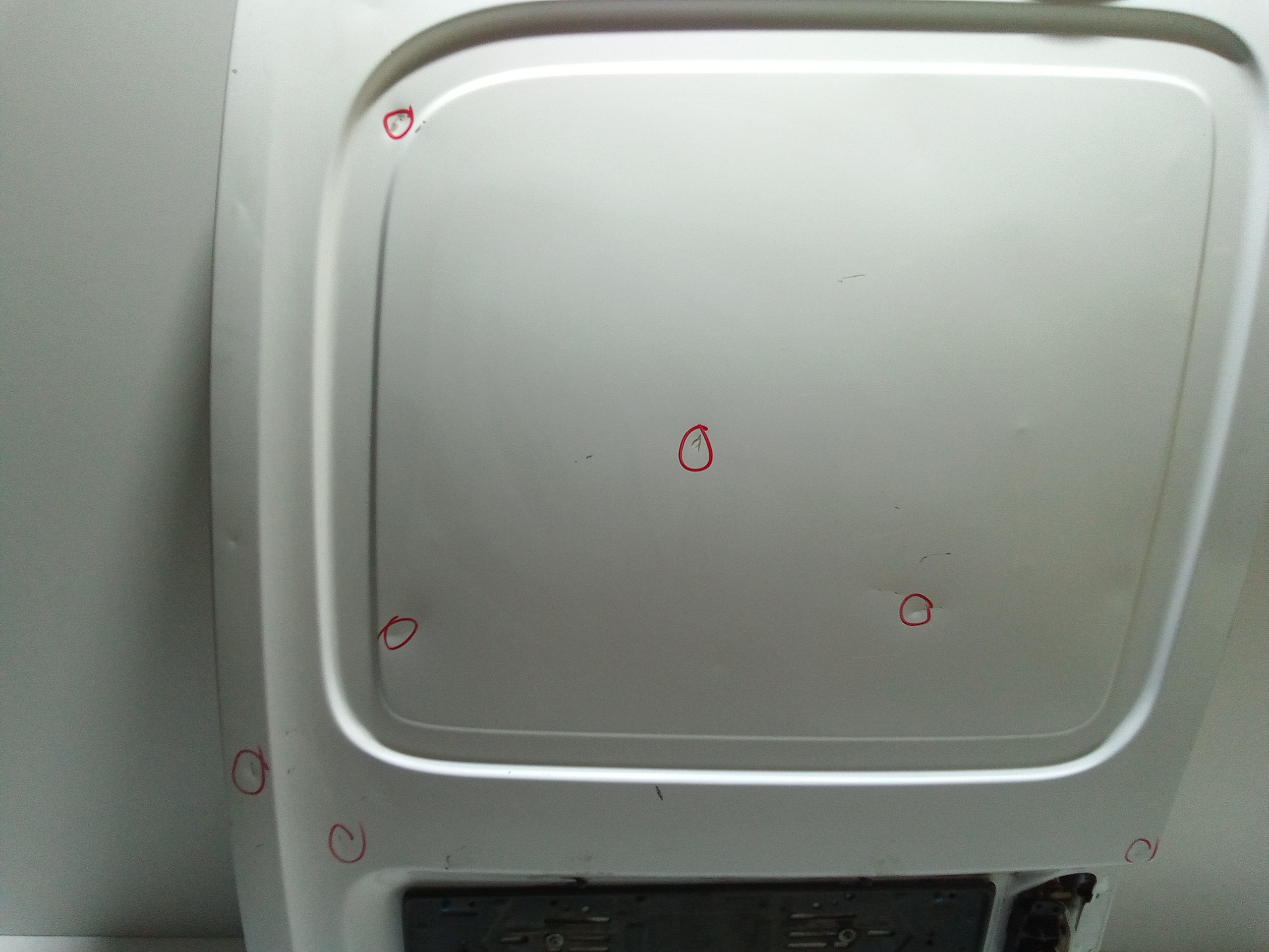 Porta carico posteriore a battente SX lato guida Non vetrata per Renault Kangoo 3 Serie (2003 - 2007)