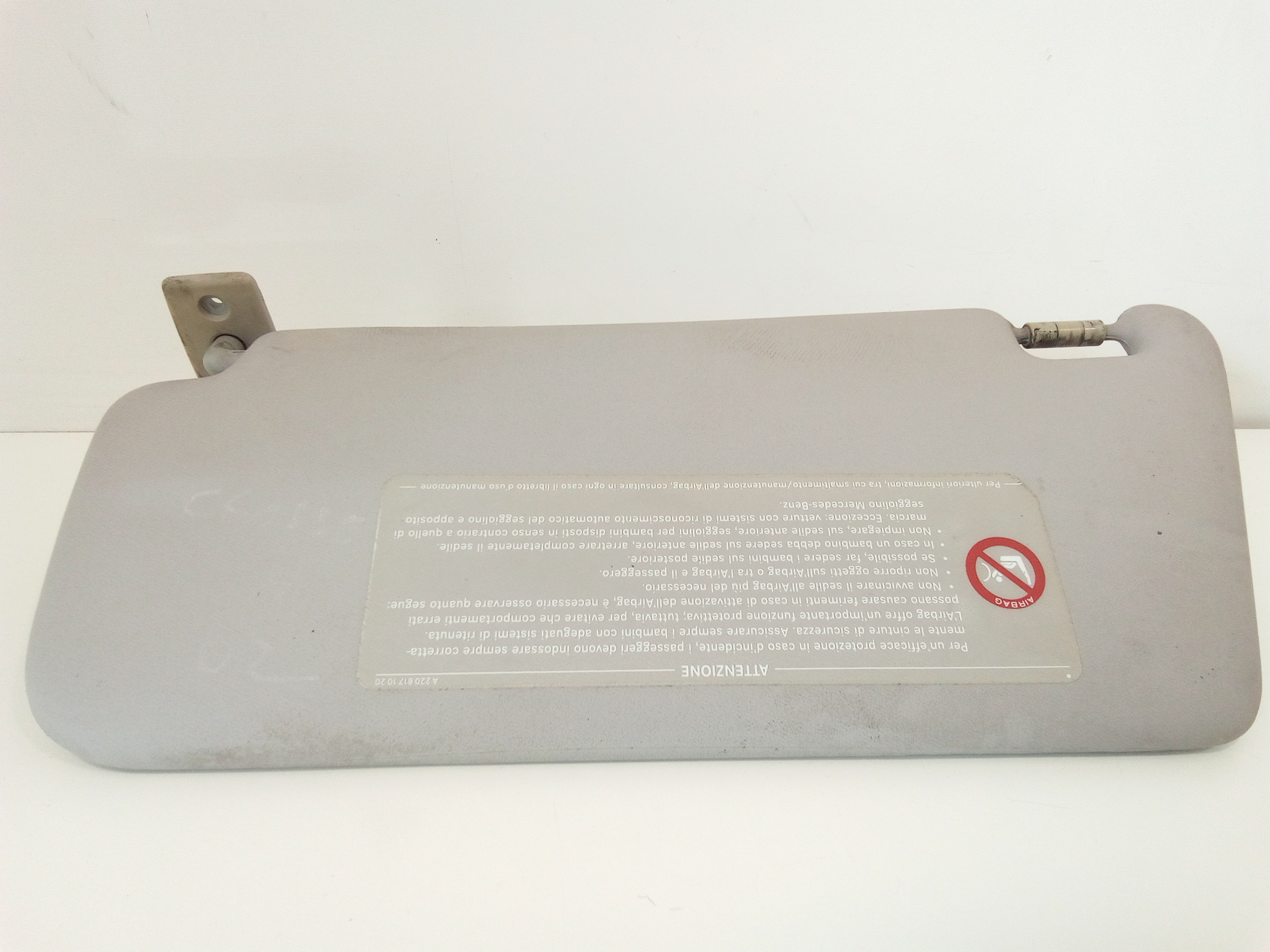 Parasole aletta Lato Passeggero per Mercedes Classe A W168 2 Serie (2001 - 2004)