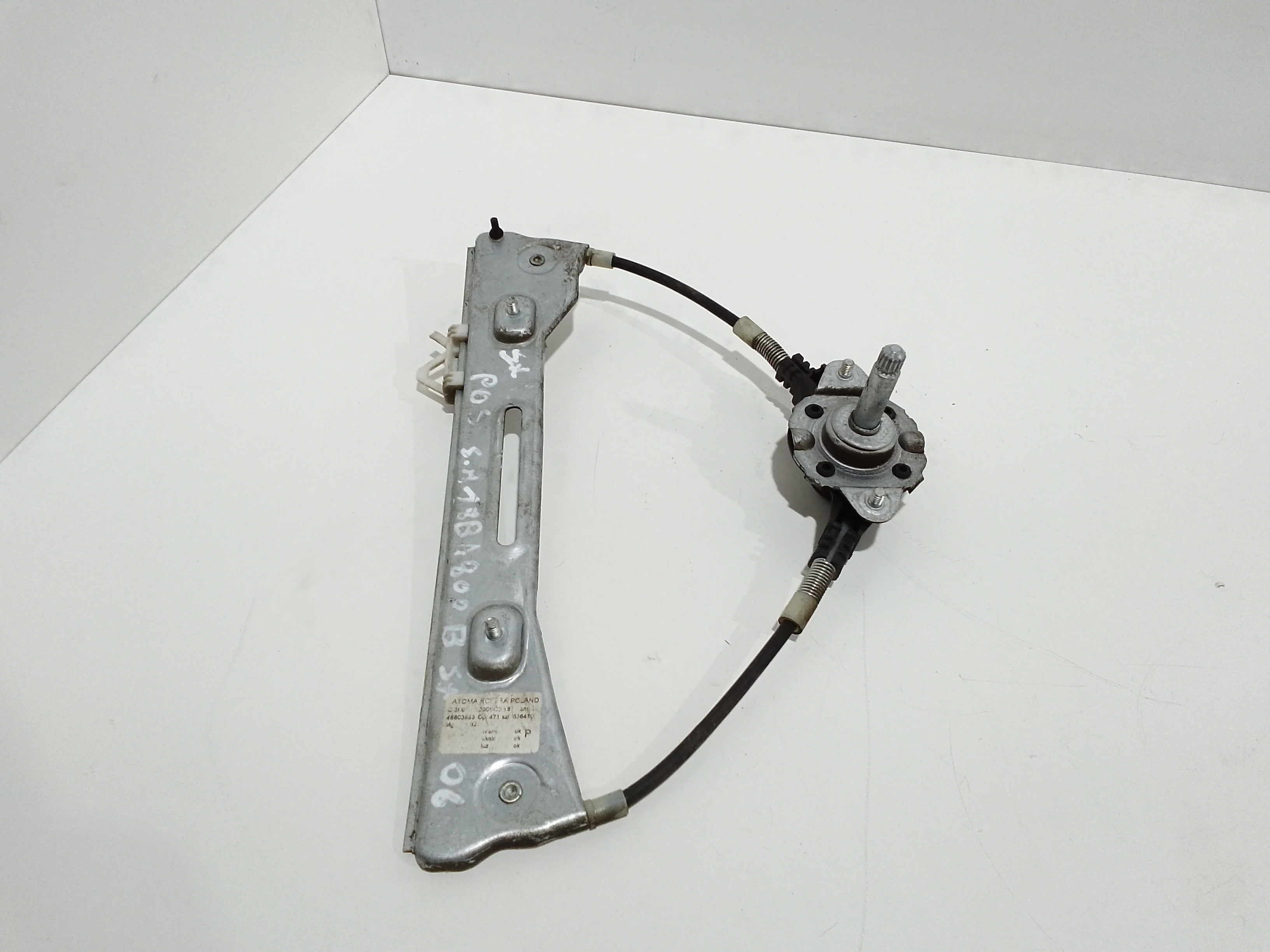 Cremagliera posteriore laterale sinistra per Fiat Panda 2 Serie (2003 - 2010)