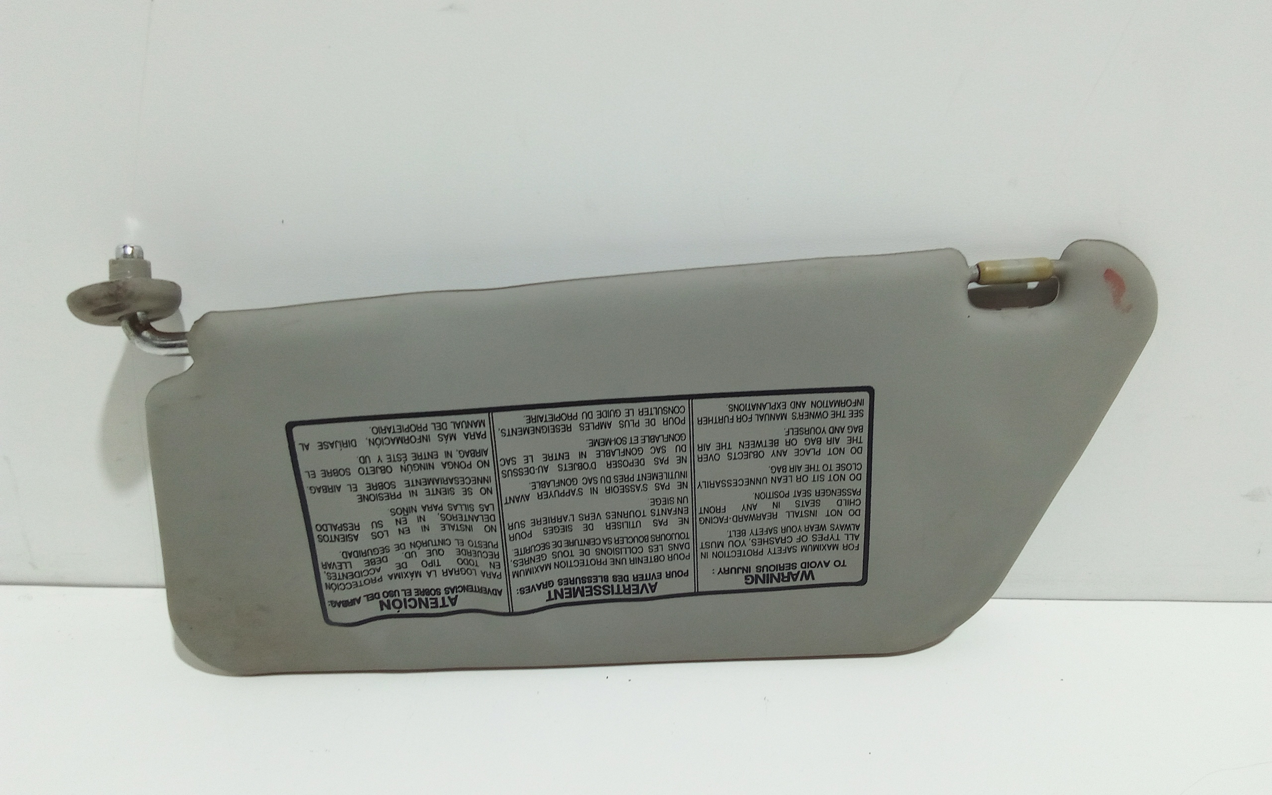 Parasole aletta Lato Passeggero per Daewoo Matiz 1 Serie (1998 - 2001)