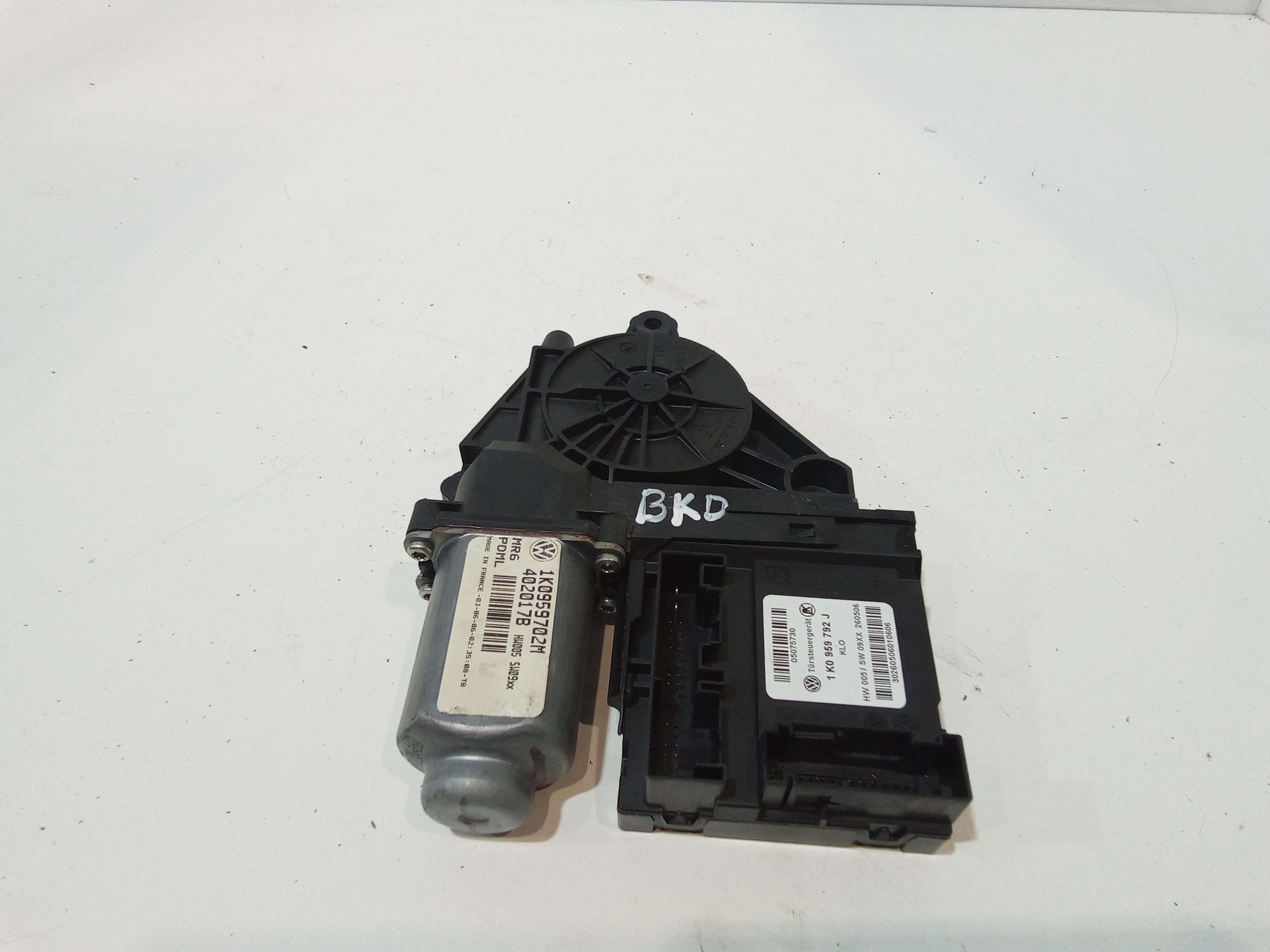 Motorino Alzavetro anteriore destra per Volkswagen Golf 5 Berlina (03>08) (2003 - 2008)