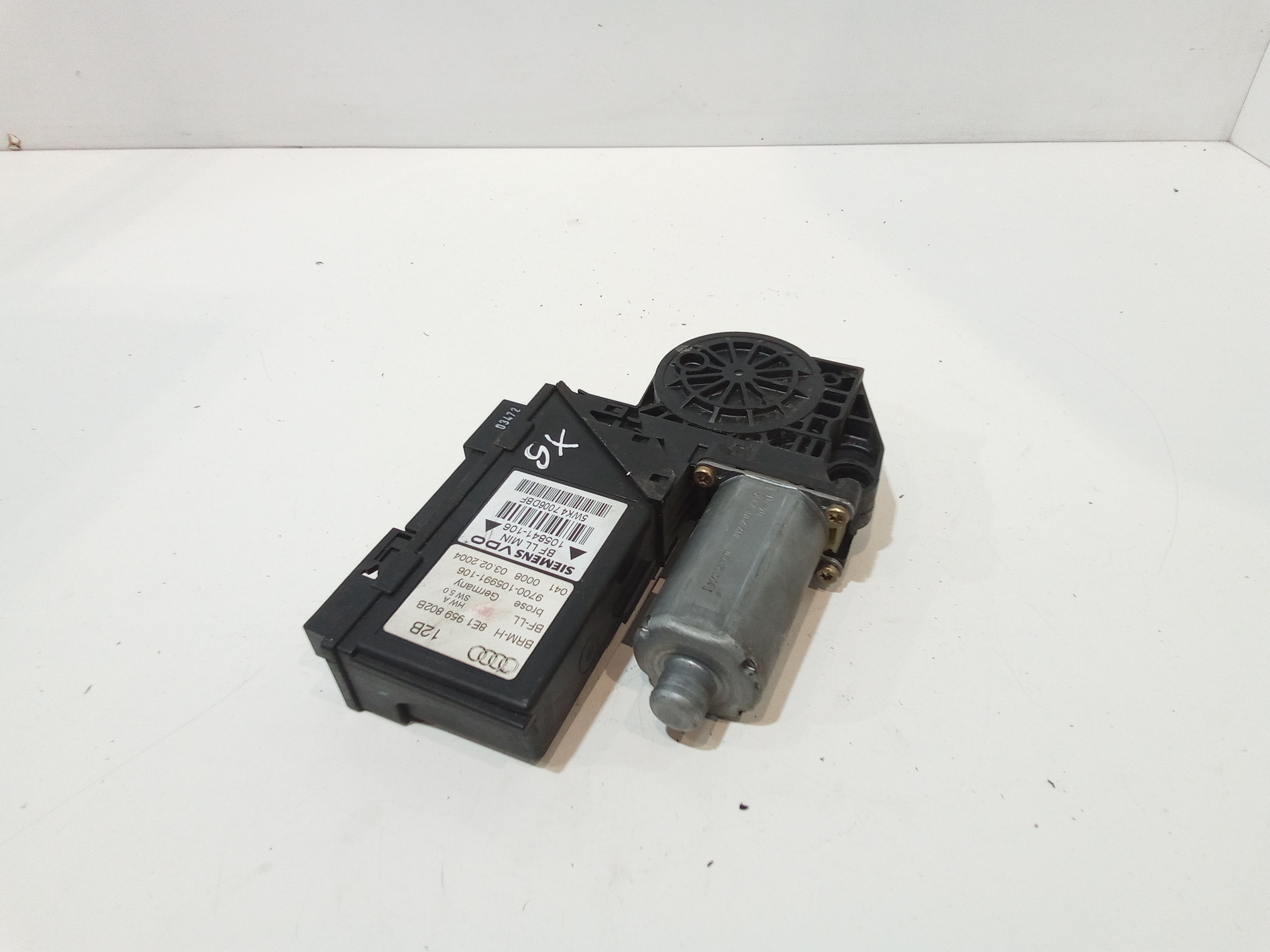 Motorino Alzavetro anteriore Sinistro per Audi A4 Avant (8ed) (04>08) (2004 - 2008)