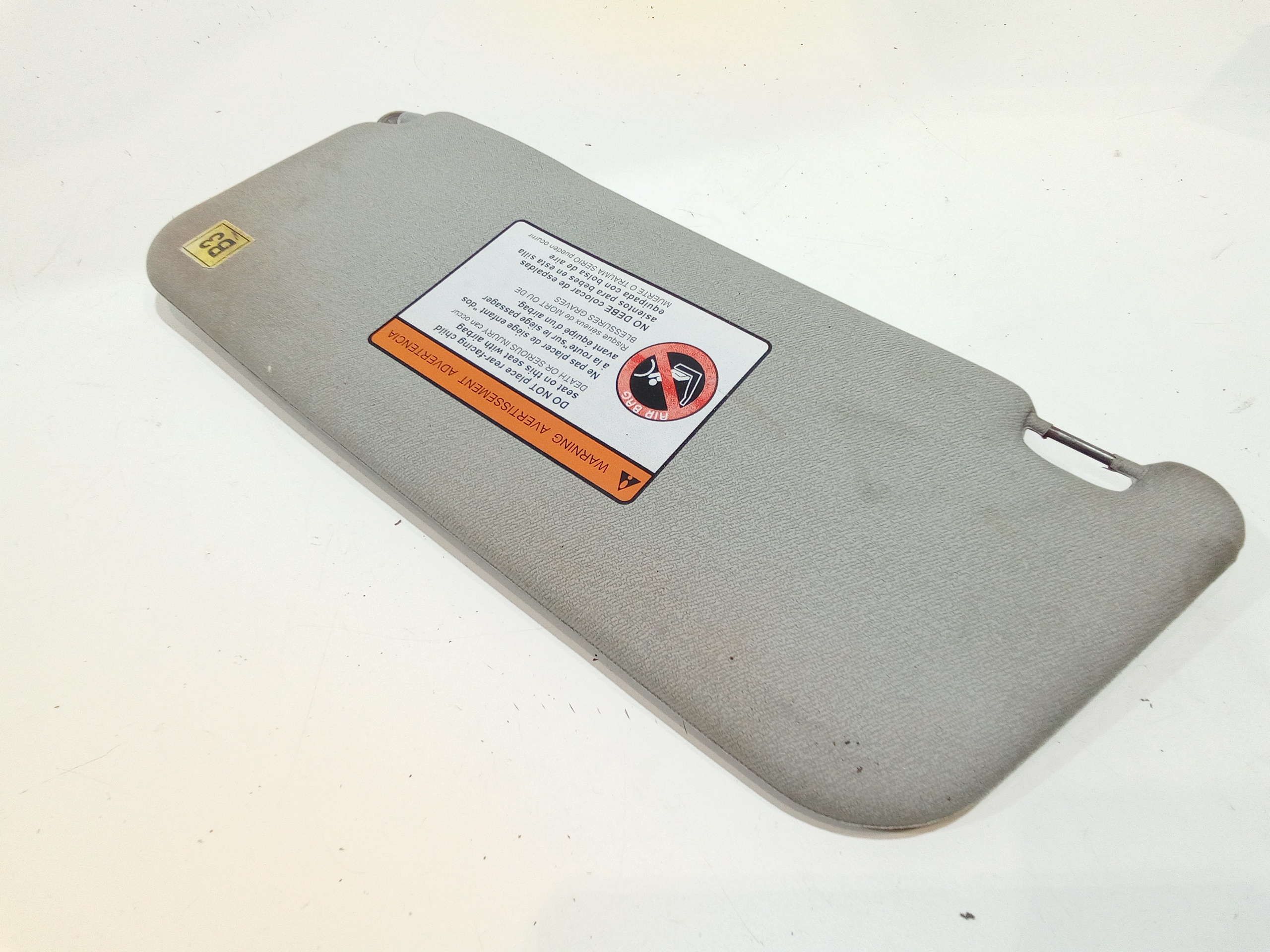 Parasole aletta Lato Passeggero per Chevrolet Matiz 3 Serie (2005 - 2007)