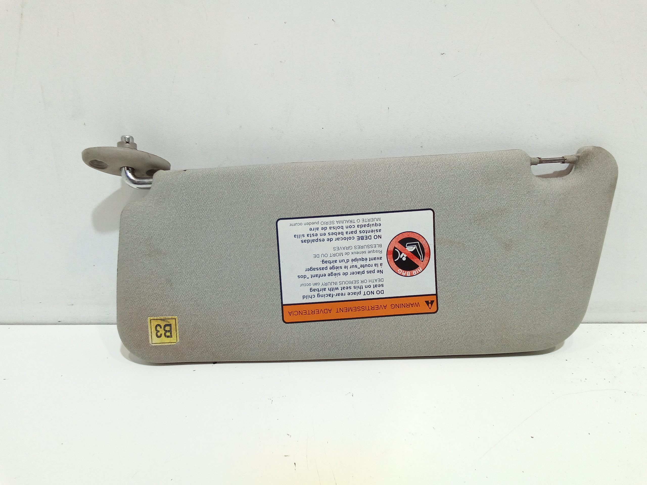 Parasole aletta Lato Passeggero per Chevrolet Matiz 3 Serie (2005 - 2007)