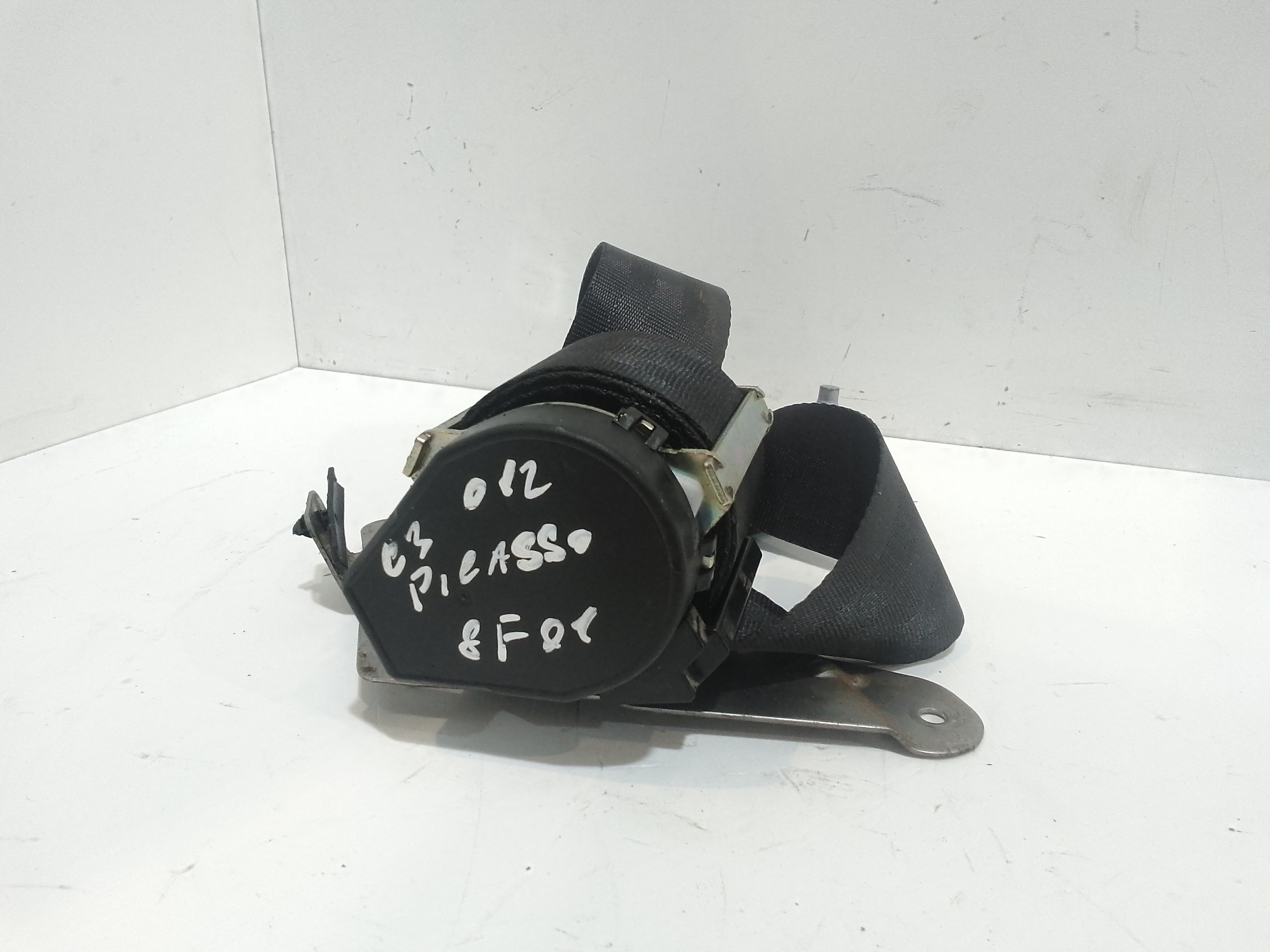 Cintura di sicurezza Posteriore Sx Guida per Citroen C3 Picasso (08>) (2008 - In produzione)