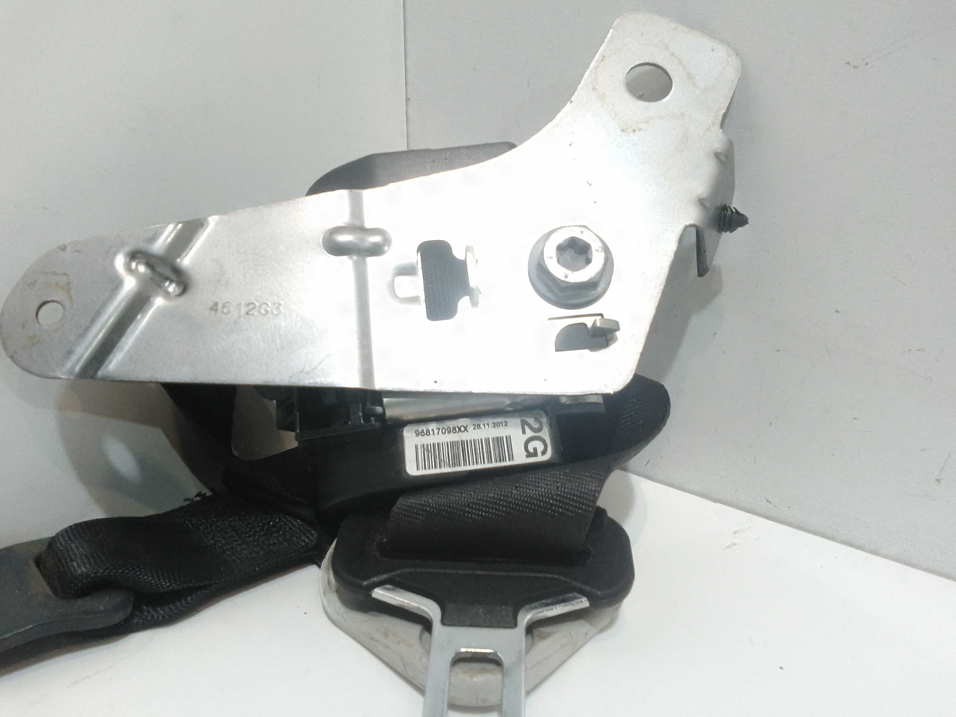 Cintura di sicurezza Posteriore Sx Guida per Citroen C3 Picasso (08>) (2008 - In produzione)