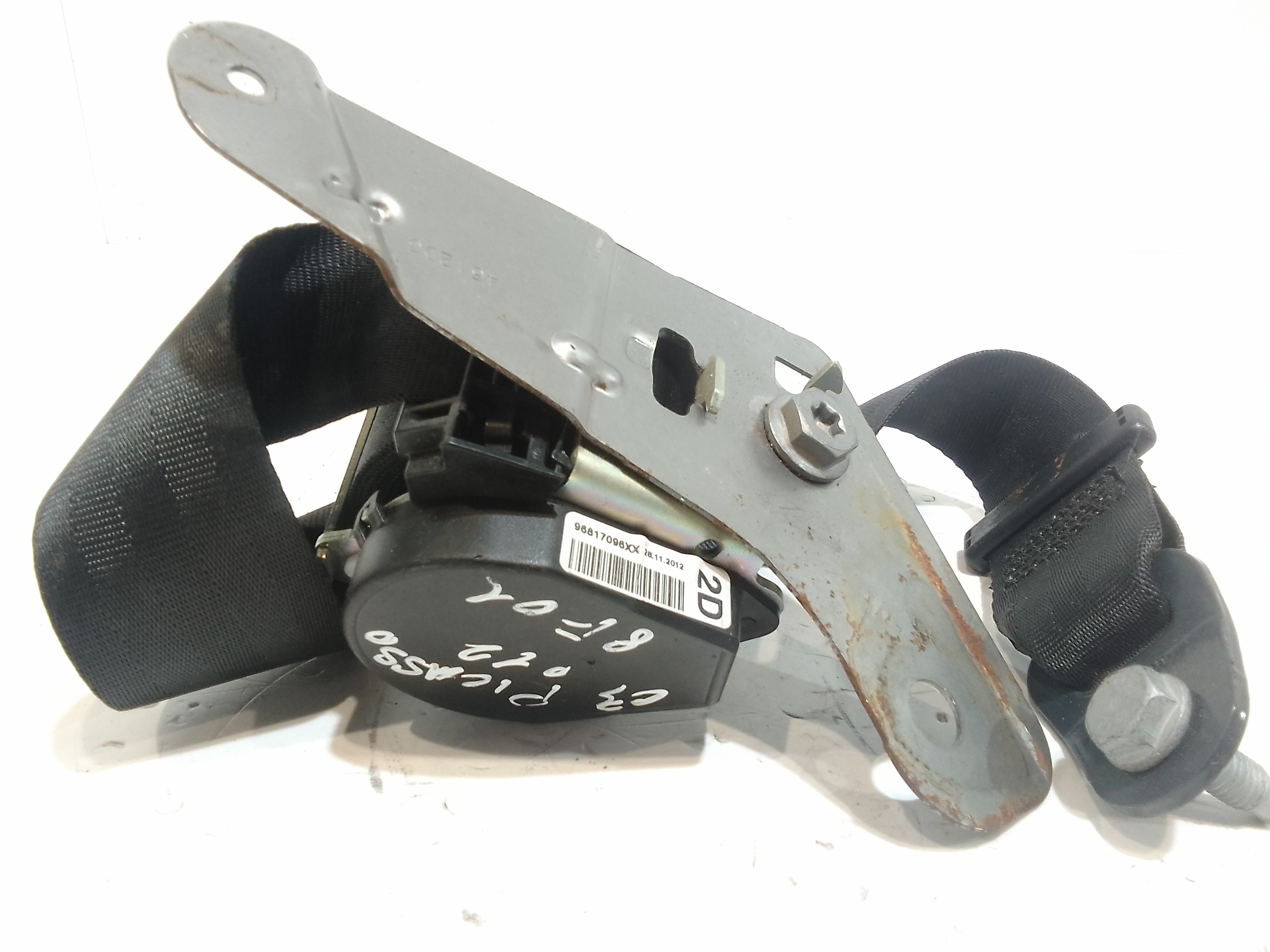 Cintura di sicurezza Posteriore DX passeggero per Citroen C3 Picasso (08>) (2008 - In produzione)