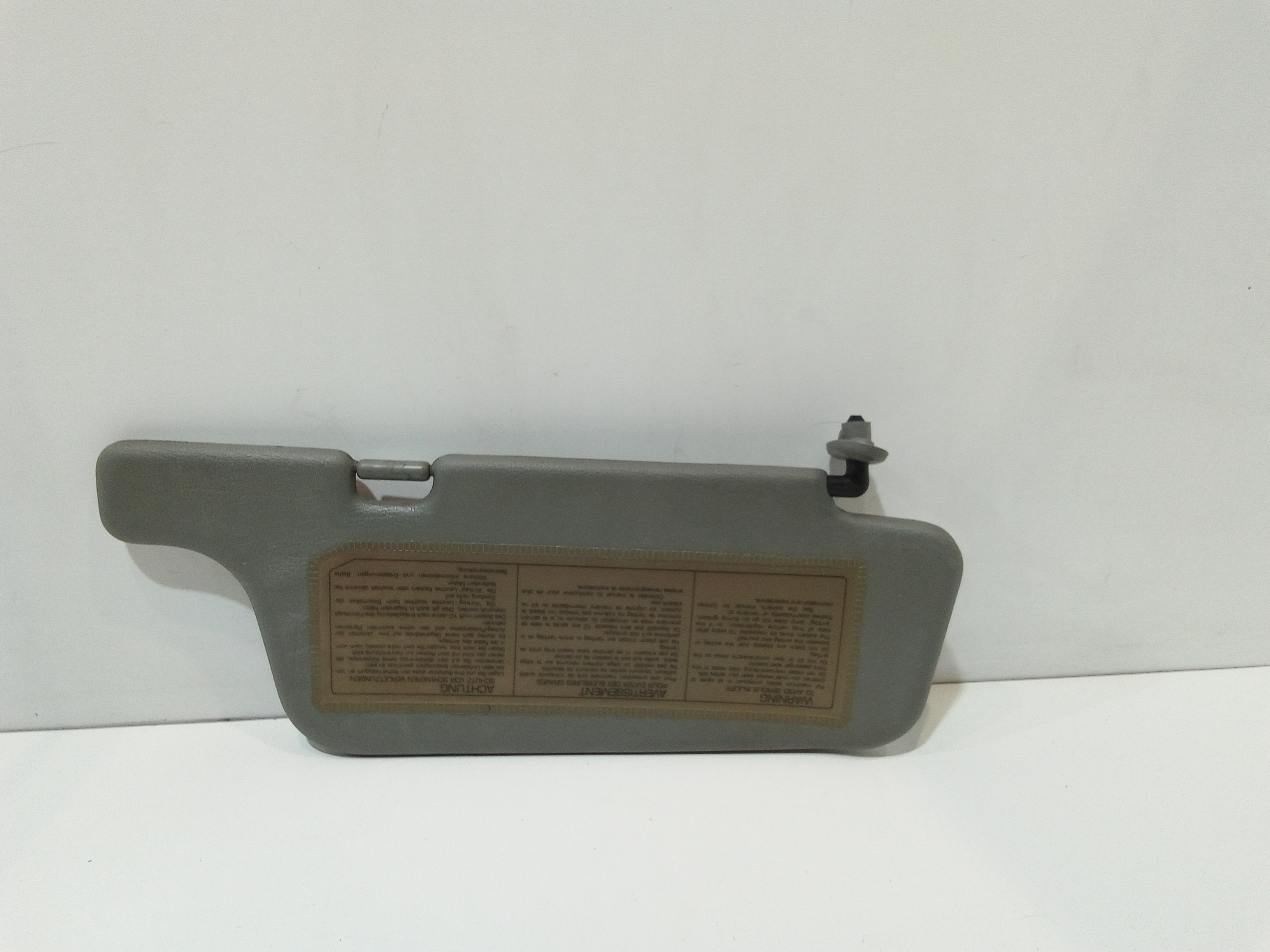 Parasole aletta anteriore Lato Guida per Nissan Micra 2 Serie (1998 - 2000)