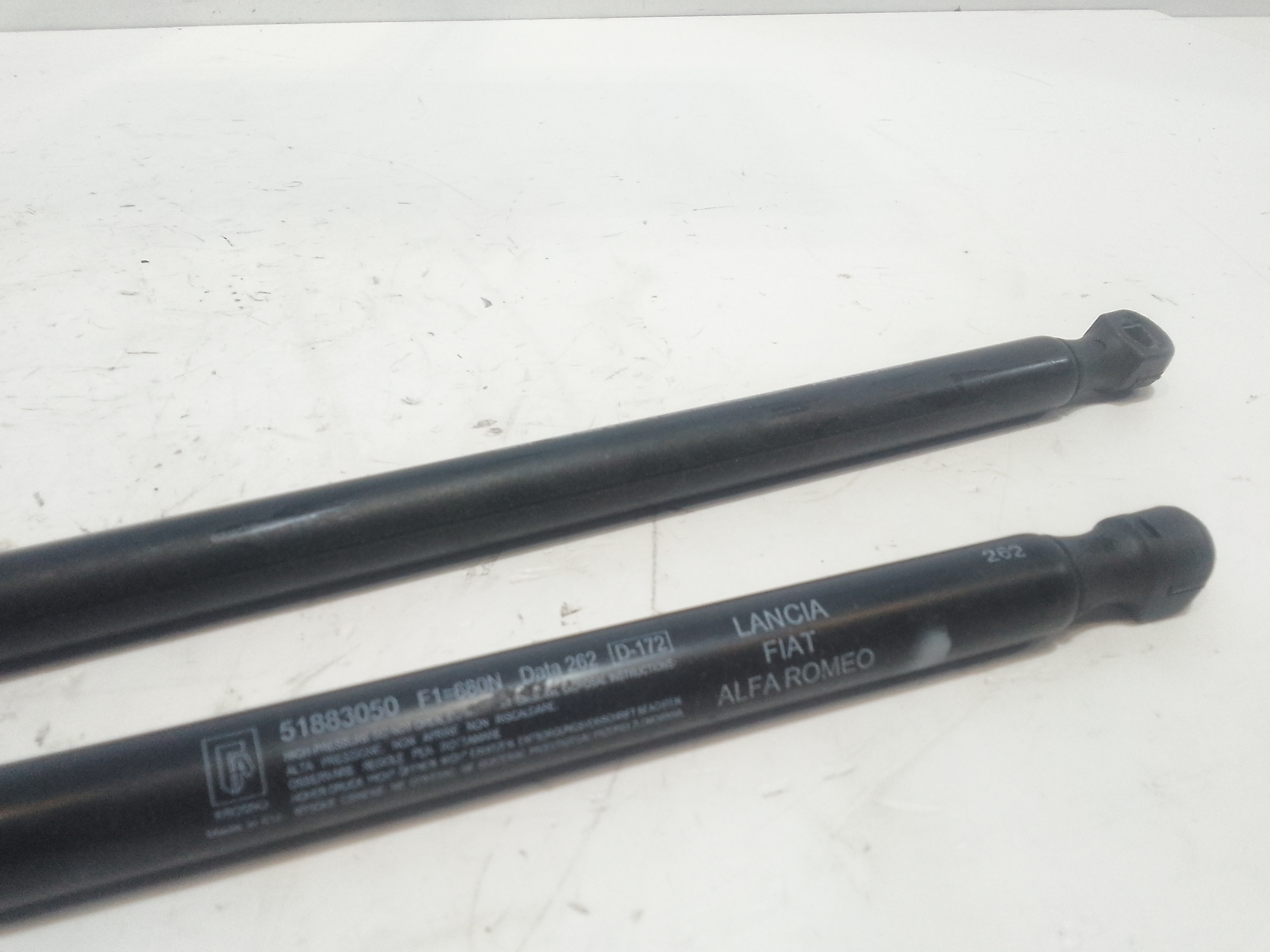 Pistoncini cofano Post. per Fiat 500 L Serie (351_352) (12>) (2012 - In produzione)