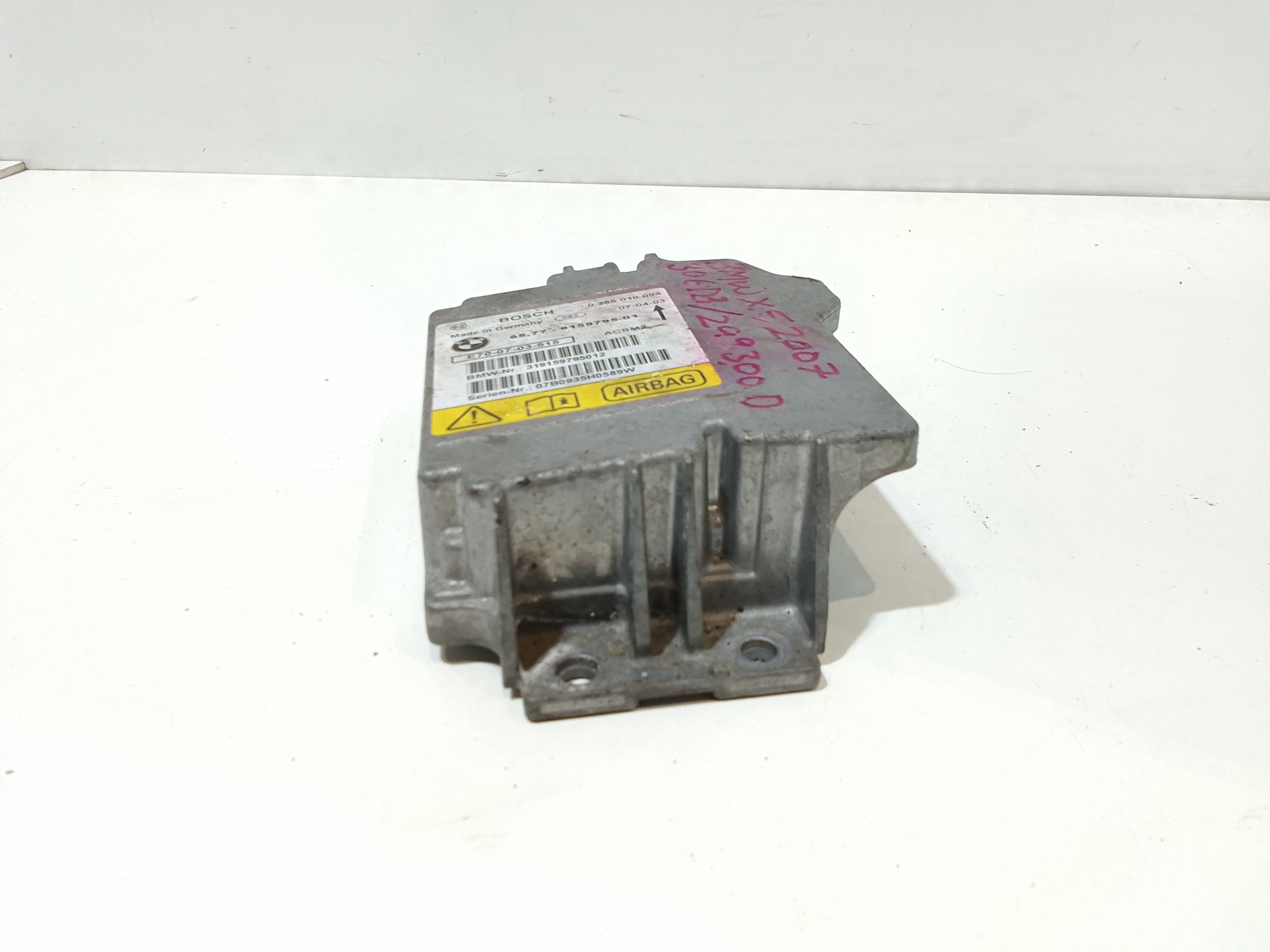 Centralina Airbag per Bmw X5 Serie (e70) (06>13) (2006 - 2013)