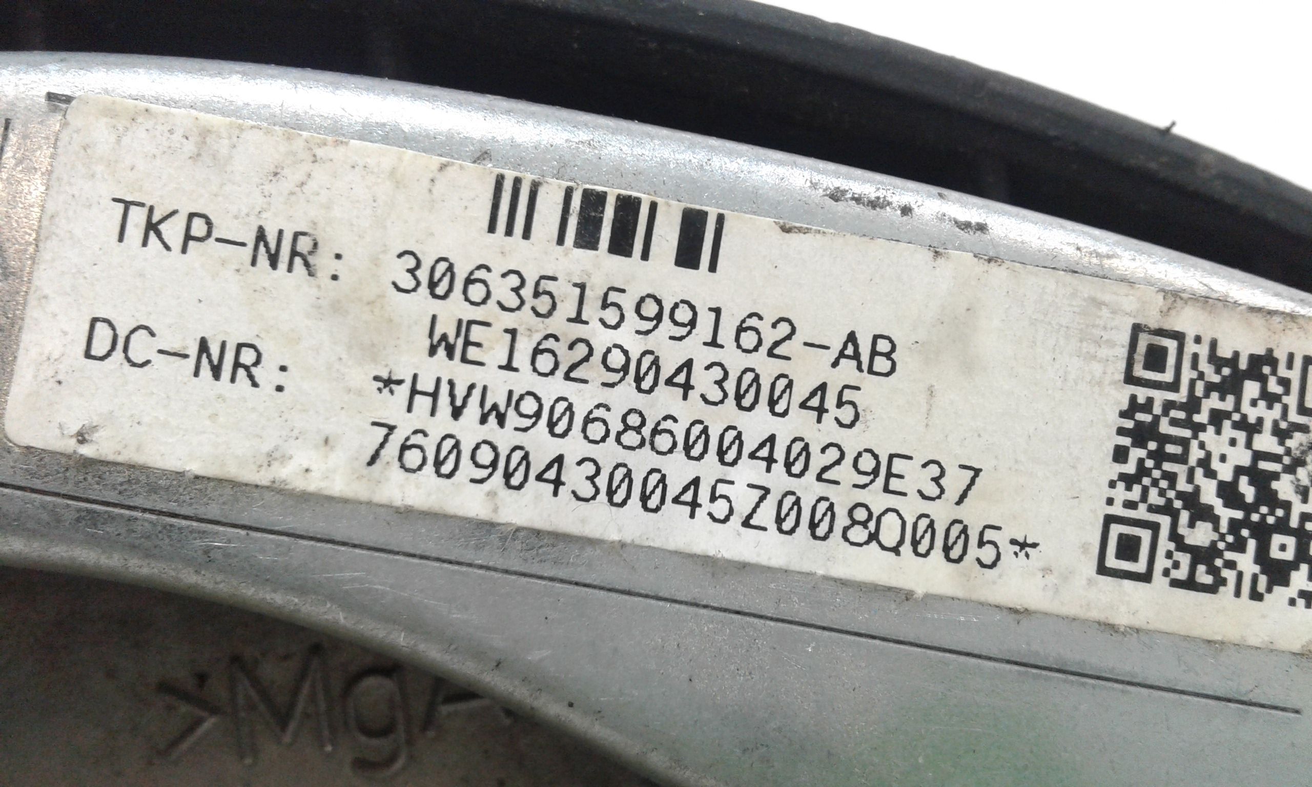 Airbag Volante VOLKSWAGEN Crafter Combi (2E) (06>)