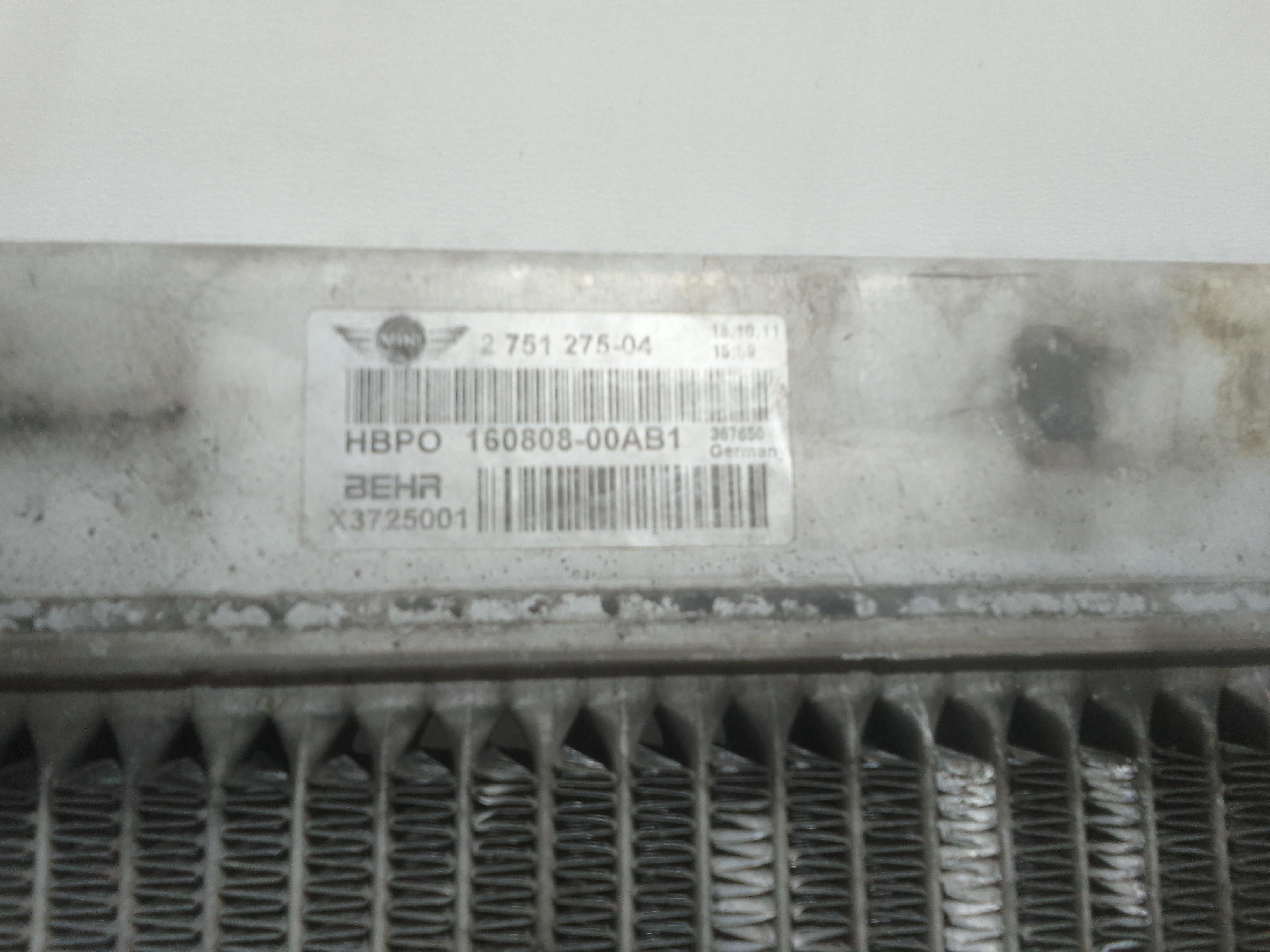 Radiatore acqua per Mini Countryman 1 Serie (2010 - In produzione)