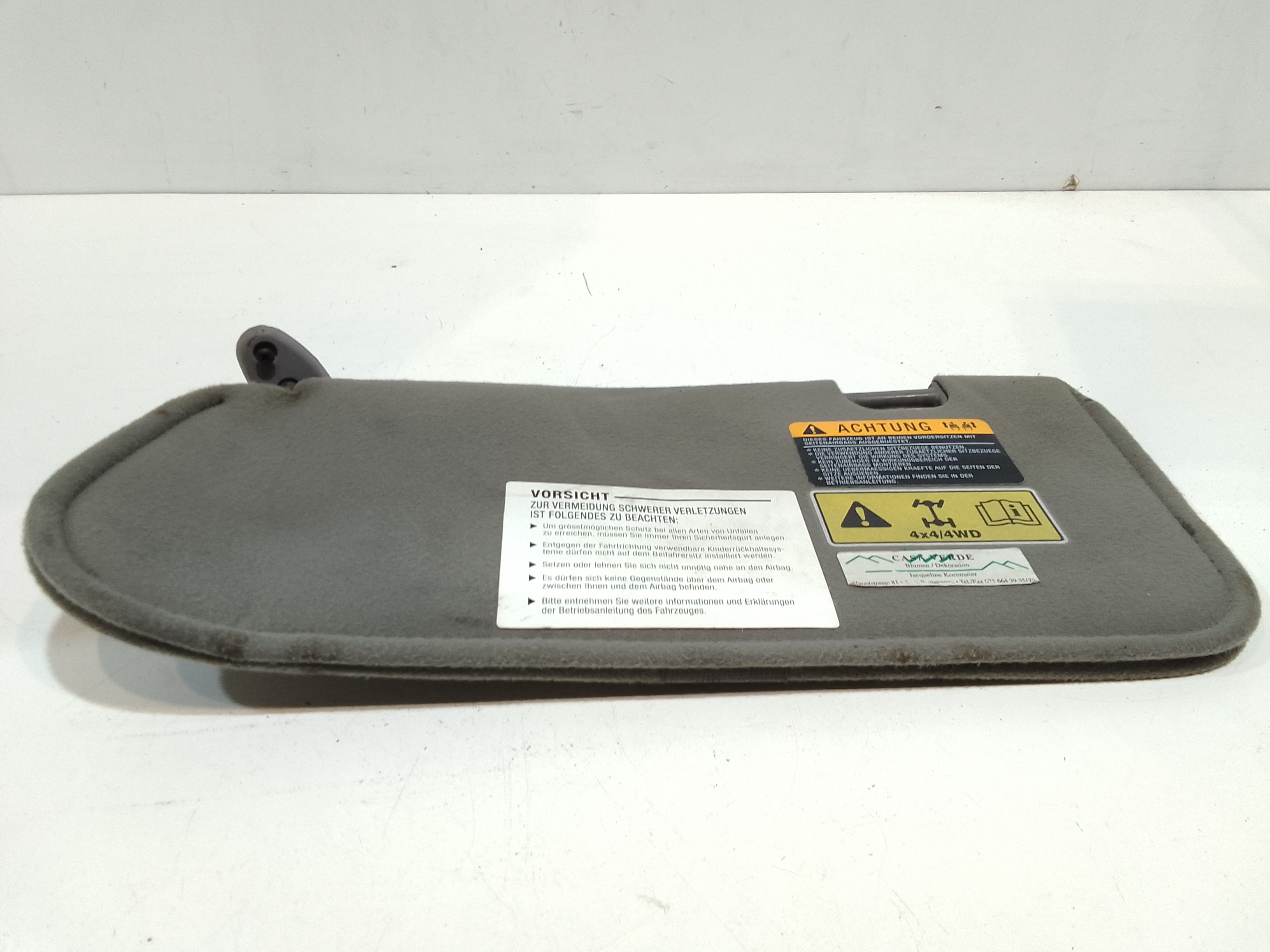 Parasole aletta anteriore Lato Guida per Mazda Tribute (2000 - 2011)