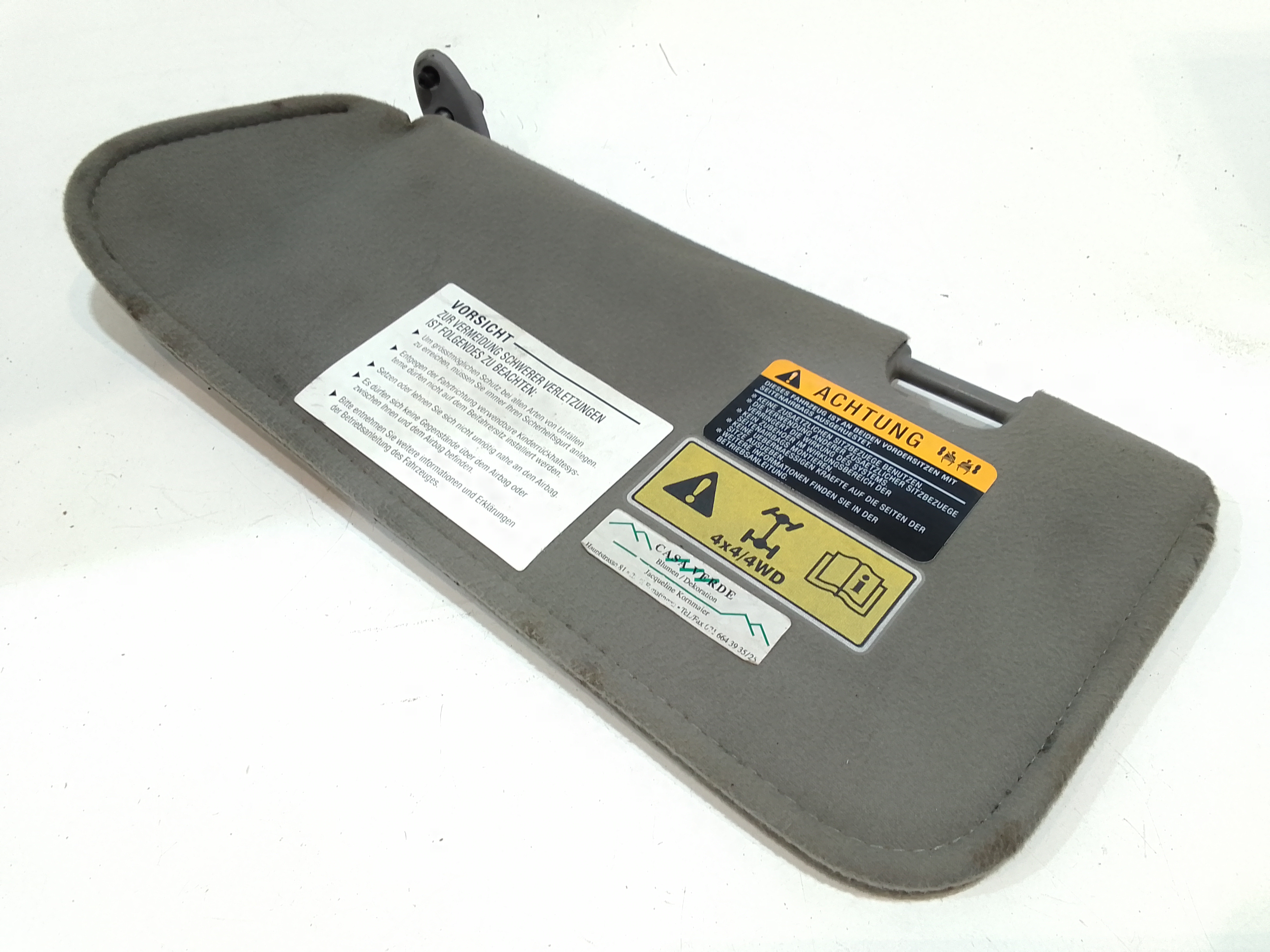 Parasole aletta anteriore Lato Guida per Mazda Tribute (2000 - 2011)