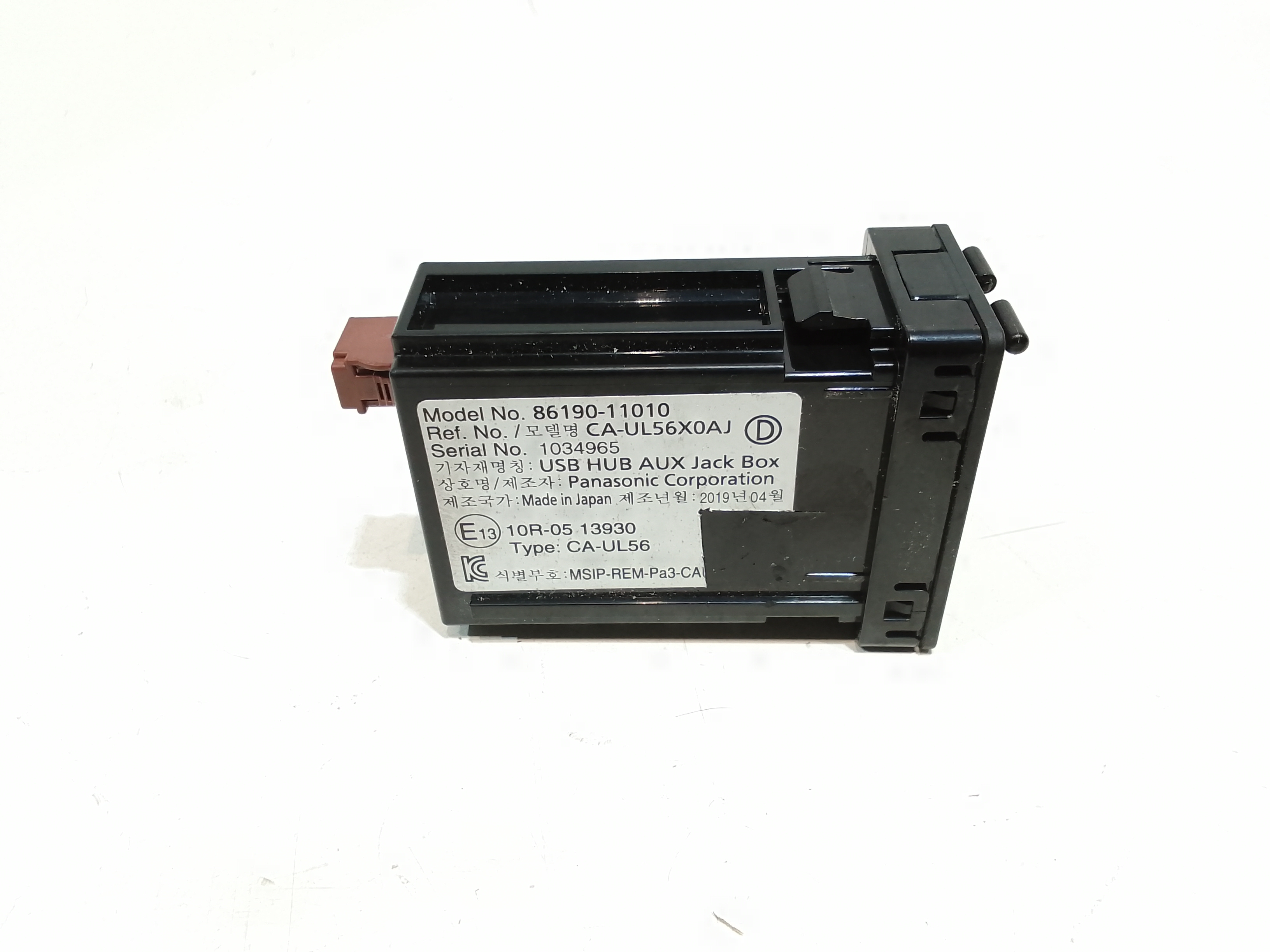 Interfaccia presa USB/ingresso AUX per Lexus UX (2018 - )