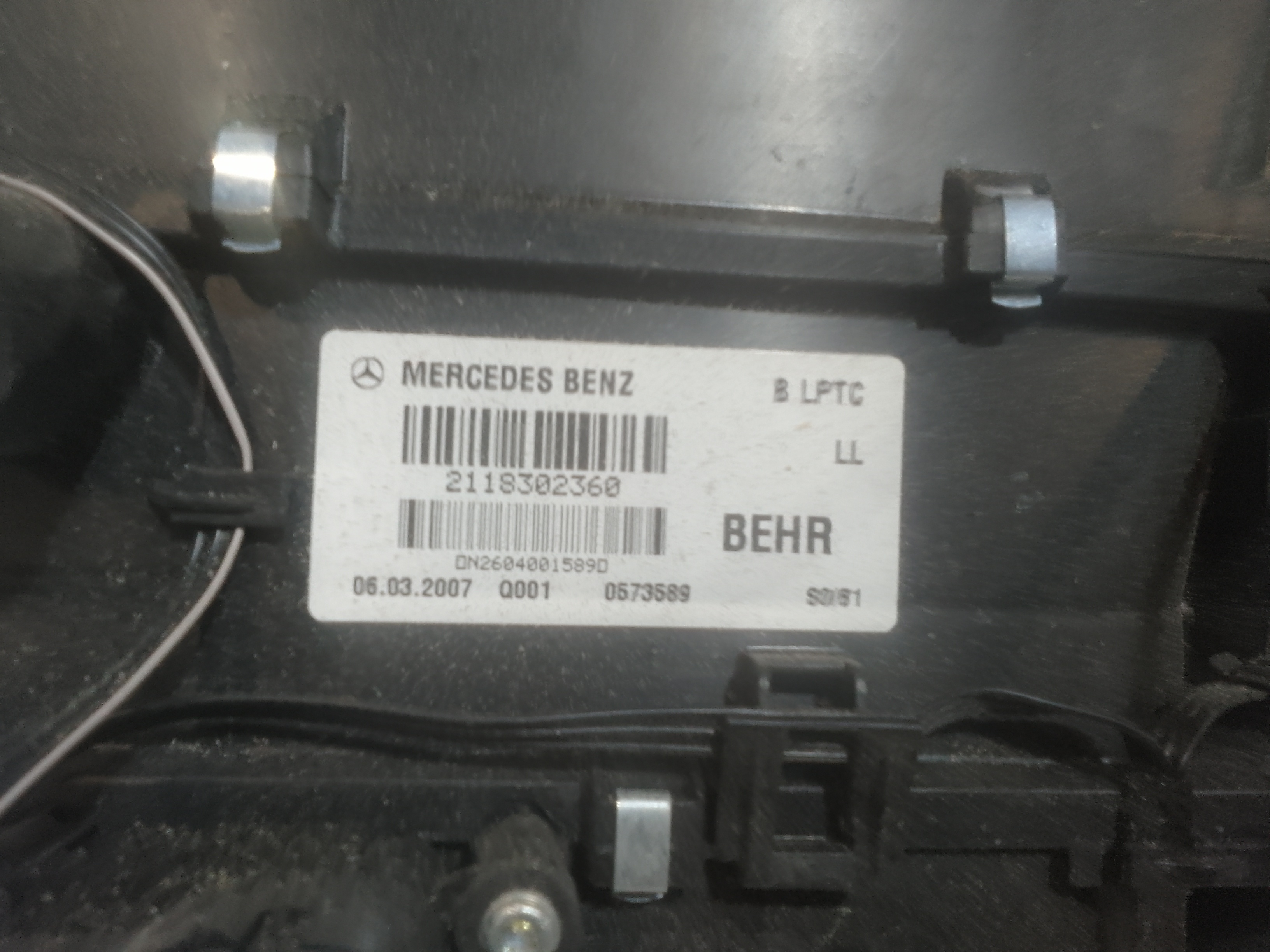 Apparato di Riscaldamento per Mercedes Classe E Berlina W211 (2002 - 2007)