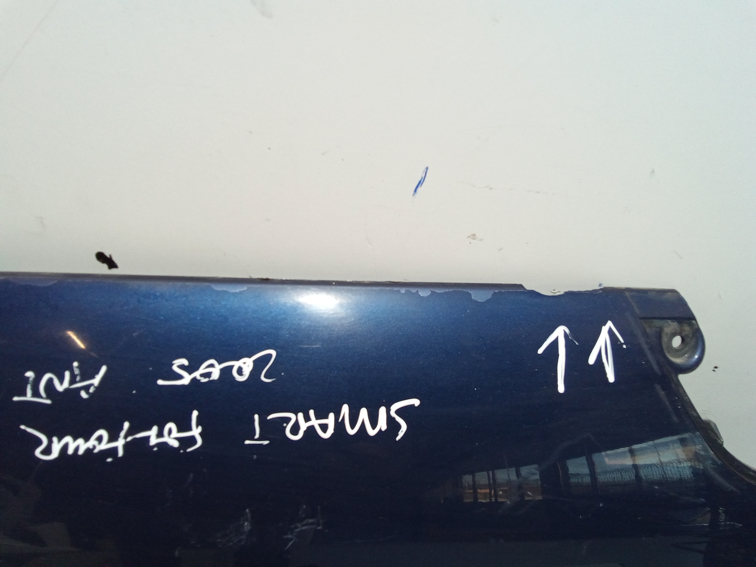 Pannello Portiera esterno posteriore SX guida per Smart Forfour 1 Serie (2004 - 2006)