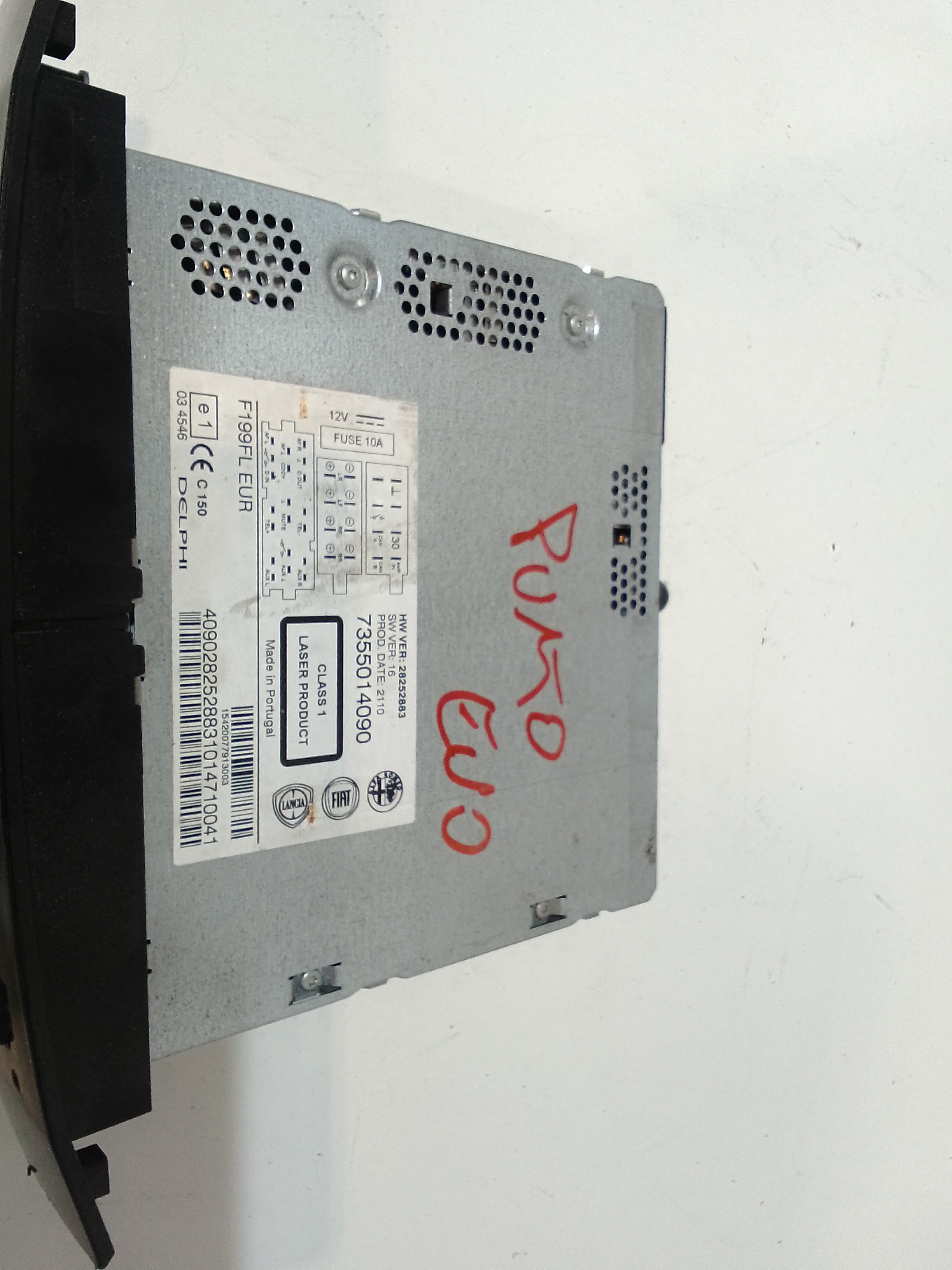 Autoradio per Fiat Punto Evo (2009 - 2012)