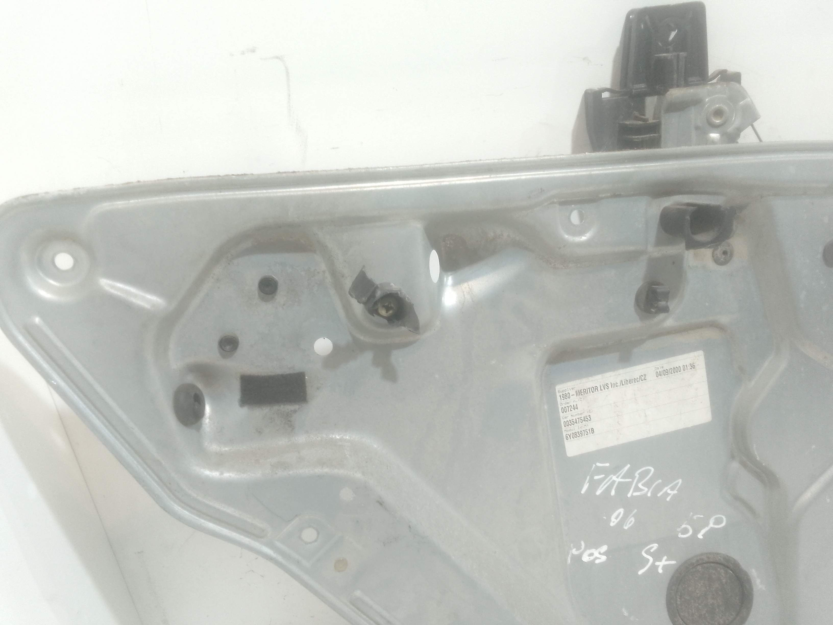 Cremagliera posteriore sinistra guida per Skoda Fabia Berlina 1 Serie (1999 - 2007)